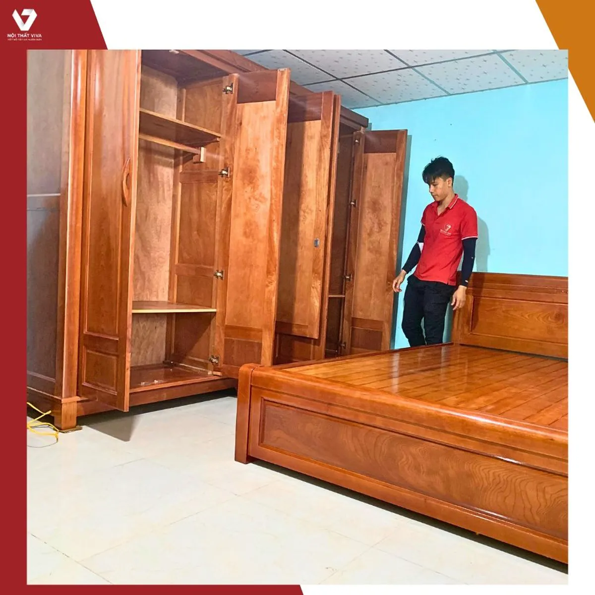 Giao Lắp Giường Tủ Gỗ Xoan Đào - Sự Sang Trọng Đích Thực Cho Phòng Ngủ Giao Lắp Giường Tủ Gỗ Xoan Đào - Sự Sang Trọng Đích Thực Cho Phòng Ngủ