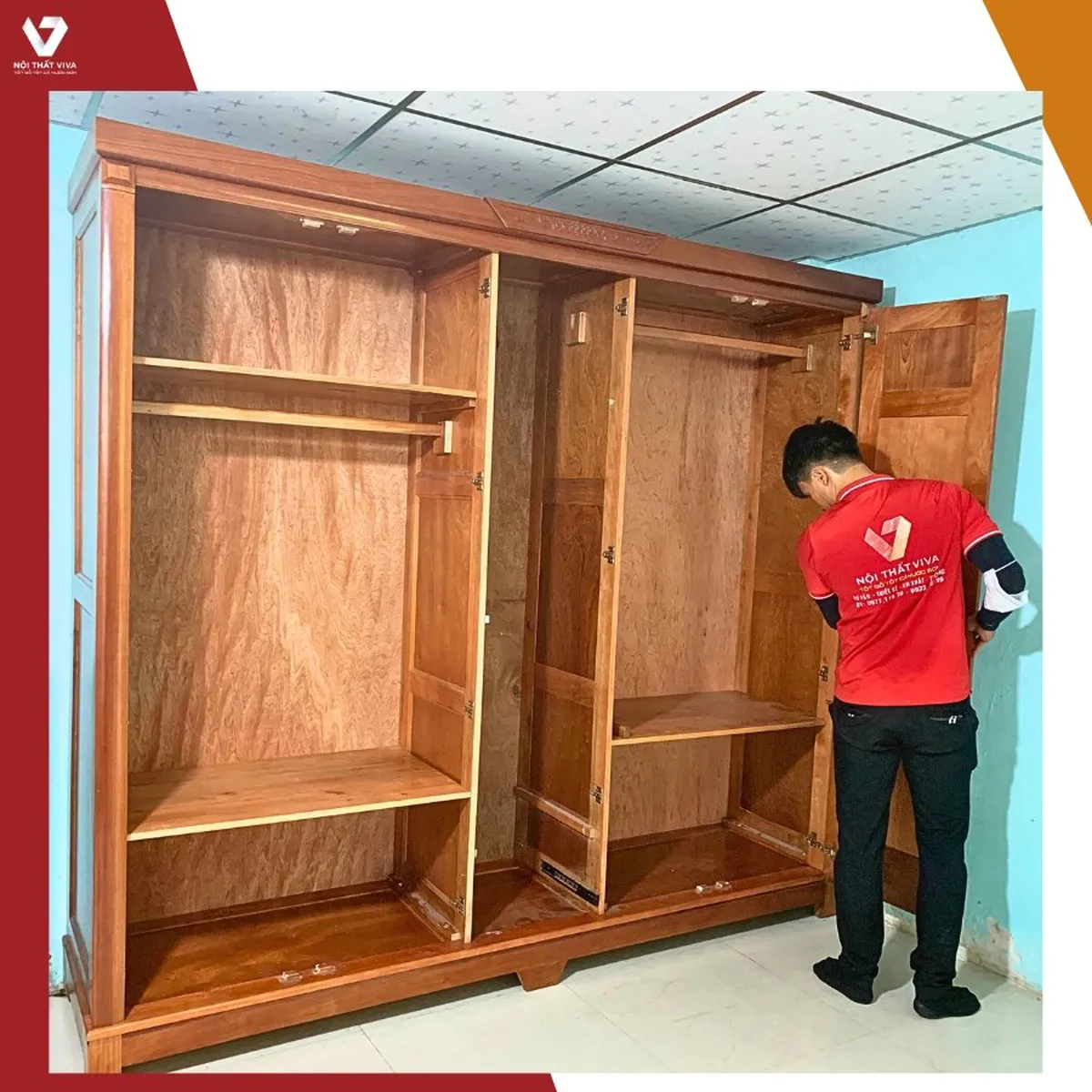 Giao Lắp Giường Tủ Gỗ Xoan Đào - Sự Sang Trọng Đích Thực Cho Phòng Ngủ Giao Lắp Giường Tủ Gỗ Xoan Đào - Sự Sang Trọng Đích Thực Cho Phòng Ngủ
