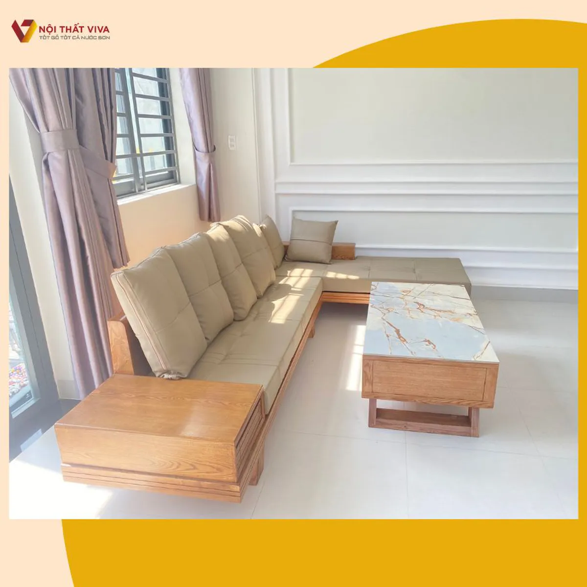 Giao Lắp Mẫu Ghế Sofa Gỗ Sồi Anh Tâm - Long An Sang Trọng Và Đẳng Cấp Giao Lắp Mẫu Ghế Sofa Gỗ Sồi Anh Tâm - Long An Sang Trọng Và Đẳng Cấp