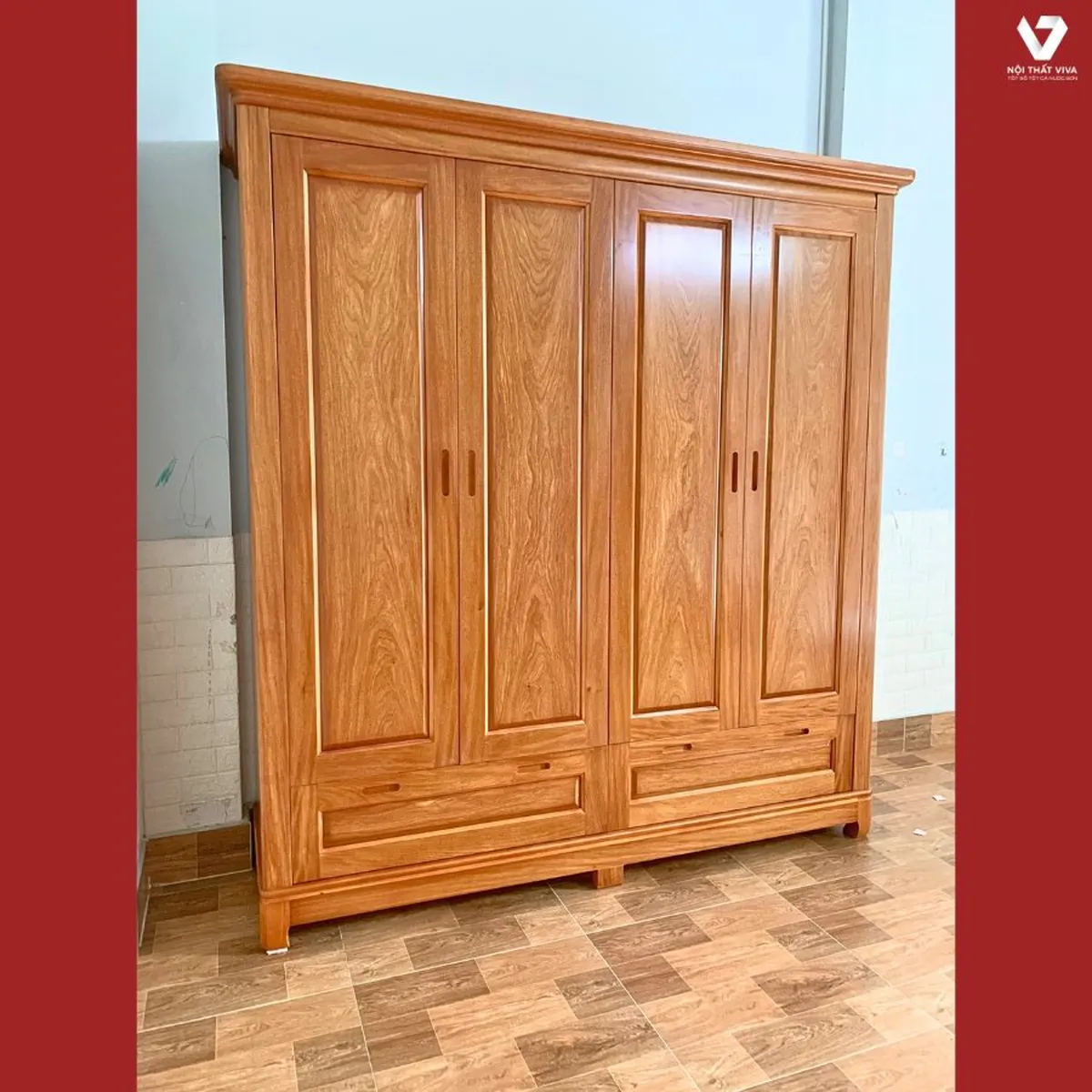 Giao Lắp Mẫu Tủ Quần Áo Gỗ Tự Nhiên - Sự Hòa Quyện Sang Trọng Giao Lắp Mẫu Tủ Quần Áo Gỗ Tự Nhiên - Sự Hòa Quyện Sang Trọng