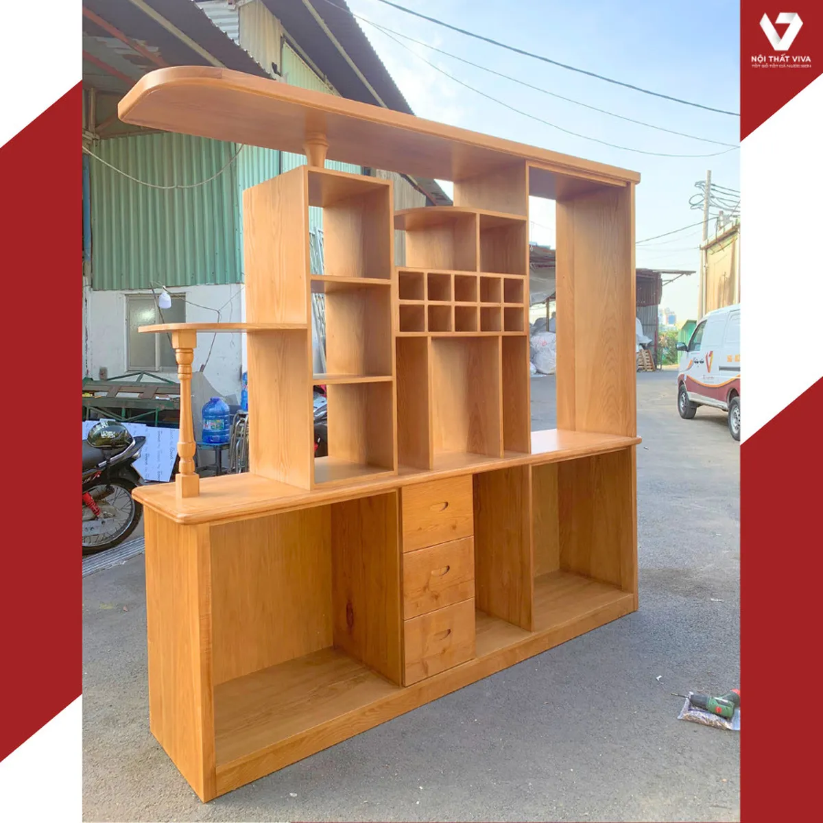 Giao Lắp Mẫu Tủ Rượu Gỗ Tự Nhiên Đẹp - Hoàn Hảo Cho Không Gian Sống  Giao Lắp Mẫu Tủ Rượu Gỗ Tự Nhiên Đẹp - Hoàn Hảo Cho Không Gian Sống