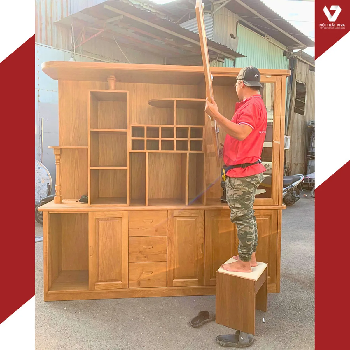 Giao Lắp Mẫu Tủ Rượu Gỗ Tự Nhiên Đẹp - Hoàn Hảo Cho Không Gian Sống  Giao Lắp Mẫu Tủ Rượu Gỗ Tự Nhiên Đẹp - Hoàn Hảo Cho Không Gian Sống