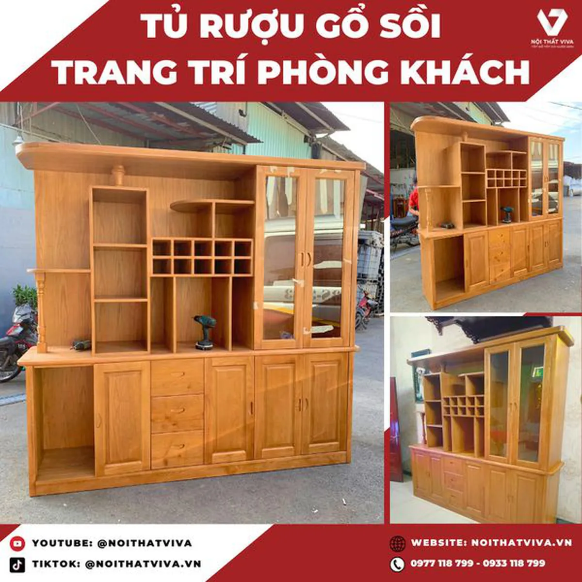 Giao Lắp Mẫu Tủ Rượu Gỗ Tự Nhiên Đẹp - Hoàn Hảo Cho Không Gian Sống  Giao Lắp Mẫu Tủ Rượu Gỗ Tự Nhiên Đẹp - Hoàn Hảo Cho Không Gian Sống