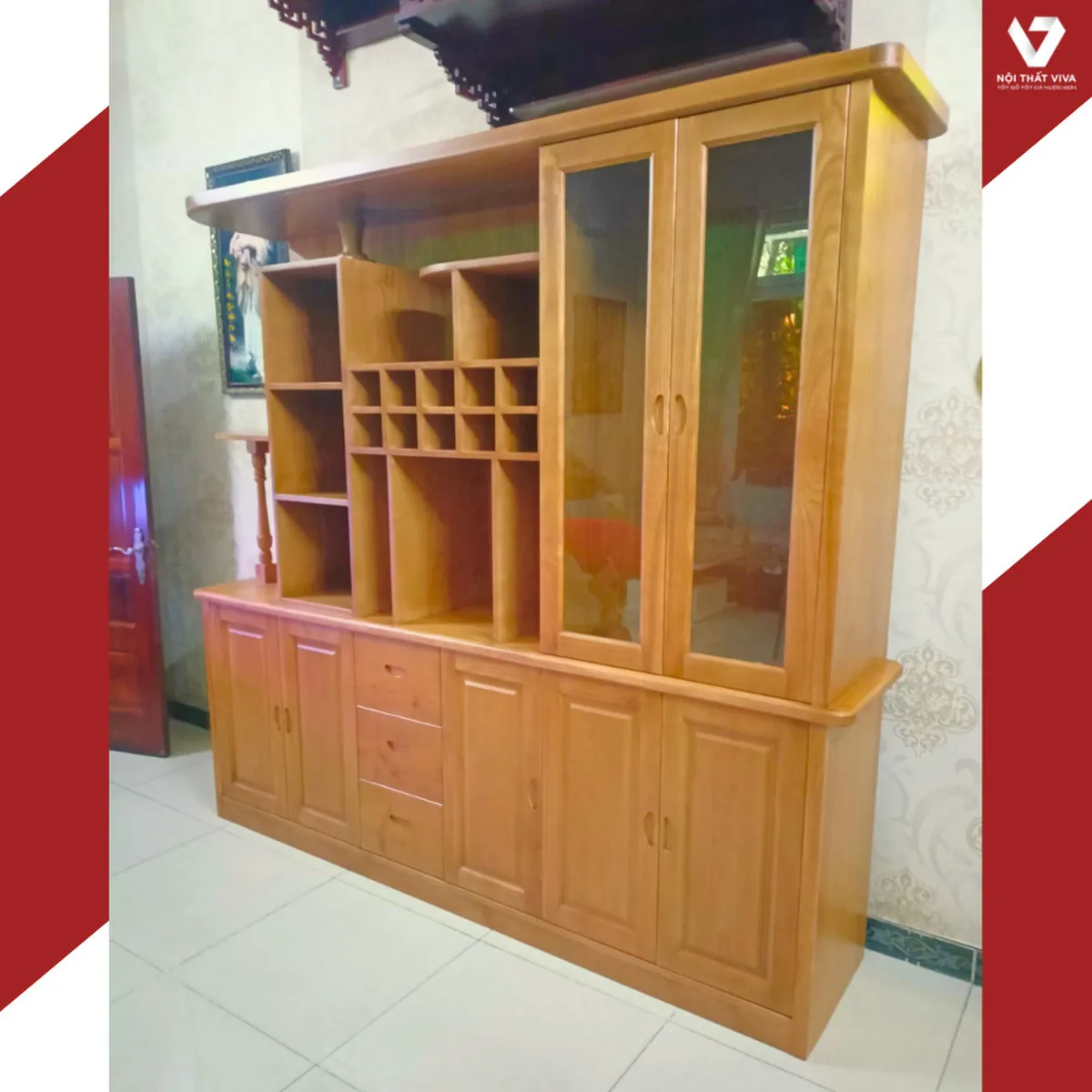 Giao Lắp Mẫu Tủ Rượu Gỗ Tự Nhiên Đẹp - Hoàn Hảo Cho Không Gian Sống  Giao Lắp Mẫu Tủ Rượu Gỗ Tự Nhiên Đẹp - Hoàn Hảo Cho Không Gian Sống