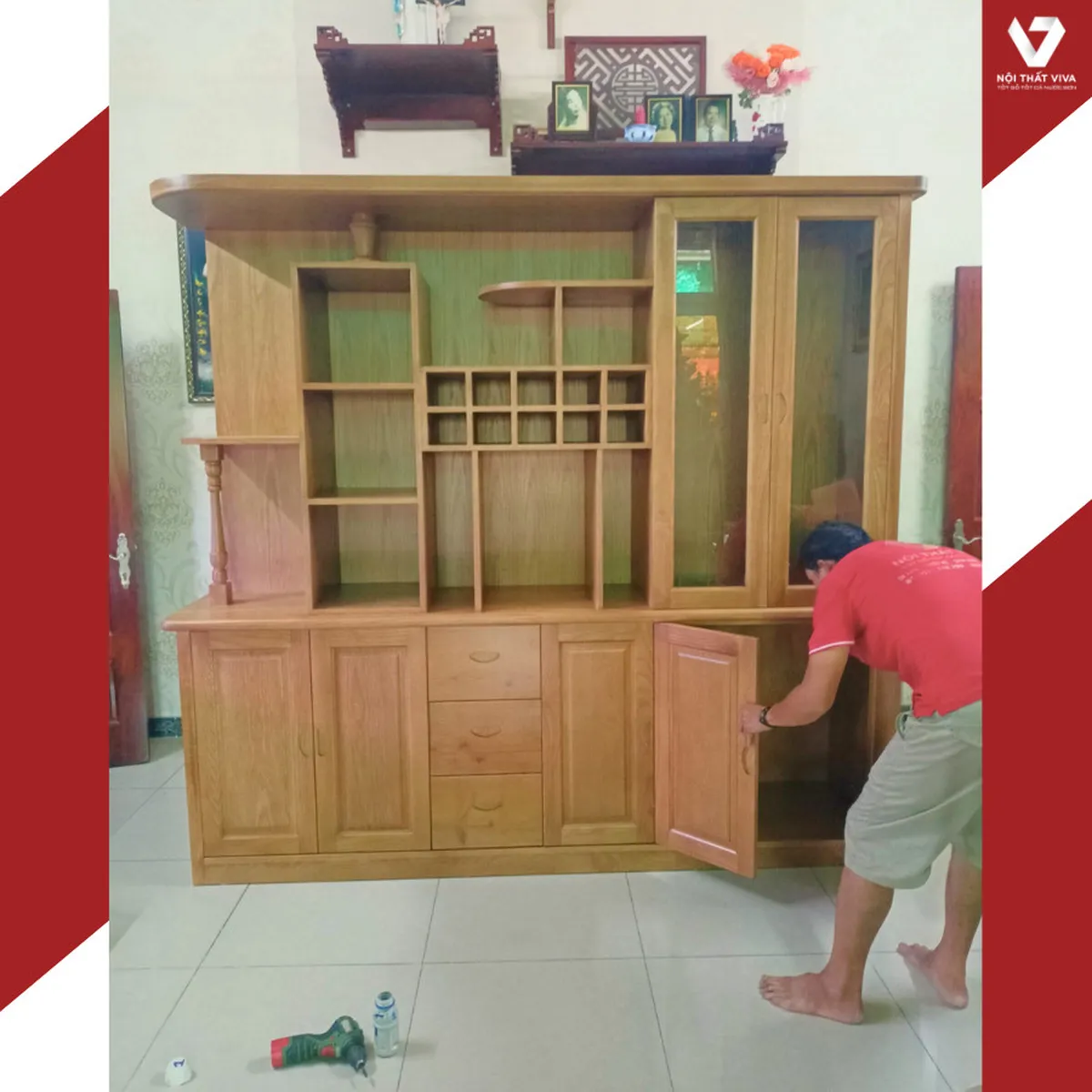 Giao Lắp Mẫu Tủ Rượu Gỗ Tự Nhiên Đẹp - Hoàn Hảo Cho Không Gian Sống  Giao Lắp Mẫu Tủ Rượu Gỗ Tự Nhiên Đẹp - Hoàn Hảo Cho Không Gian Sống