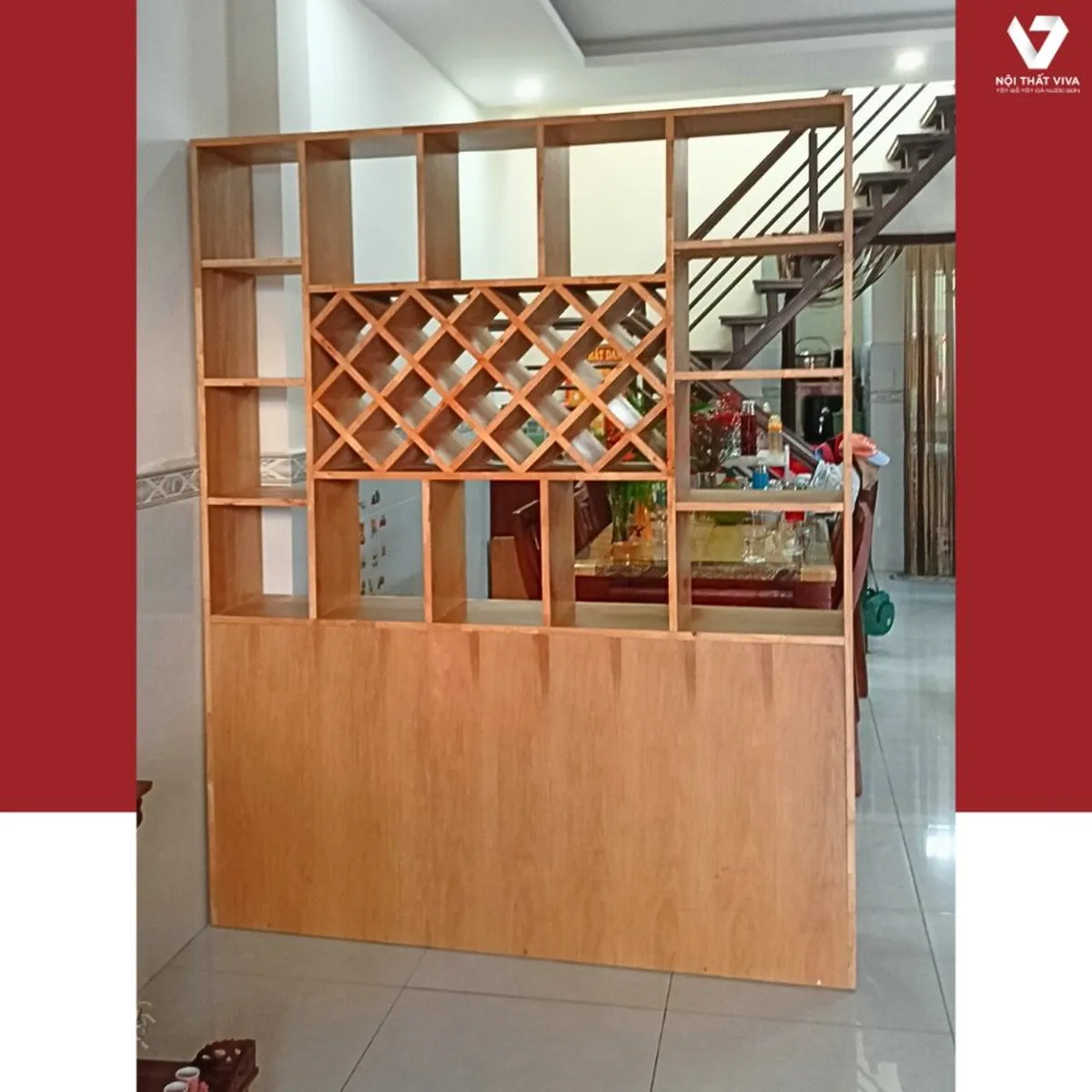 Giao Lắp Mẫu Tủ Rượu làm Vách Ngăn - Kết Hợp Hiện Đại và Tiện Ích Giao Lắp Mẫu Tủ Rượu làm Vách Ngăn - Kết Hợp Hiện Đại và Tiện Ích