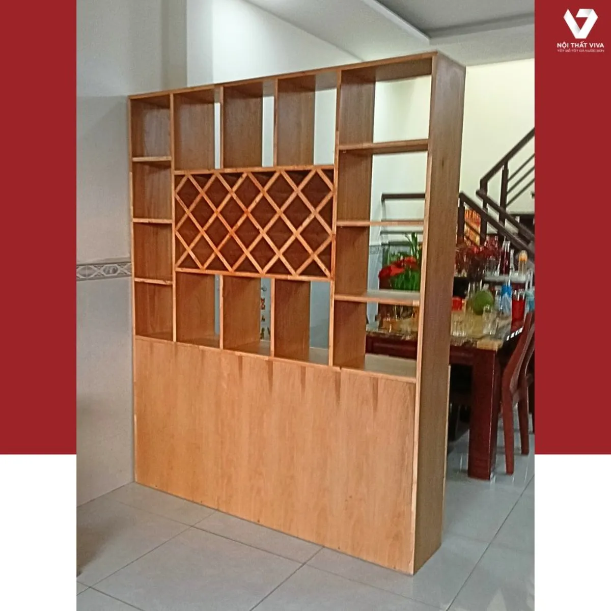 Giao Lắp Mẫu Tủ Rượu làm Vách Ngăn - Kết Hợp Hiện Đại và Tiện Ích Giao Lắp Mẫu Tủ Rượu làm Vách Ngăn - Kết Hợp Hiện Đại và Tiện Ích