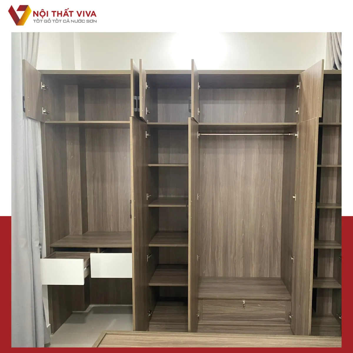 Giao Lắp Trọn Bộ Nội Thất Phòng Ngủ Gỗ MDF Phủ Melamine Màu Xám Giao Lắp Trọn Bộ Nội Thất Phòng Ngủ Gỗ MDF Phủ Melamine Màu Xám