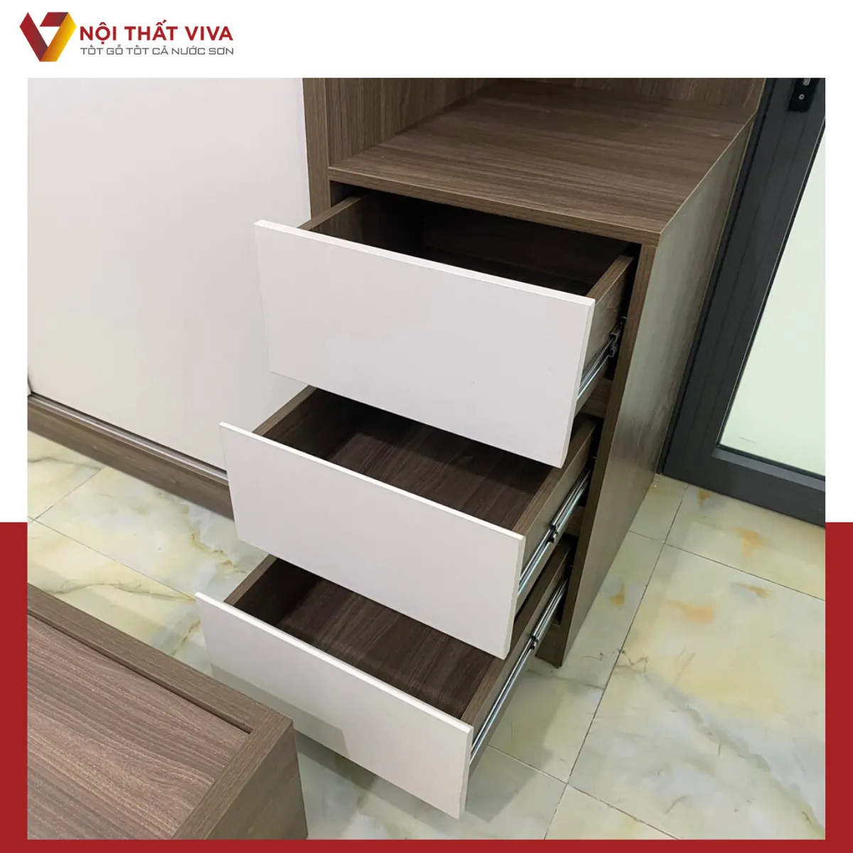Giao Lắp Trọn Bộ Nội Thất Phòng Ngủ Gỗ MDF Phủ Melamine Màu Xám Giao Lắp Trọn Bộ Nội Thất Phòng Ngủ Gỗ MDF Phủ Melamine Màu Xám