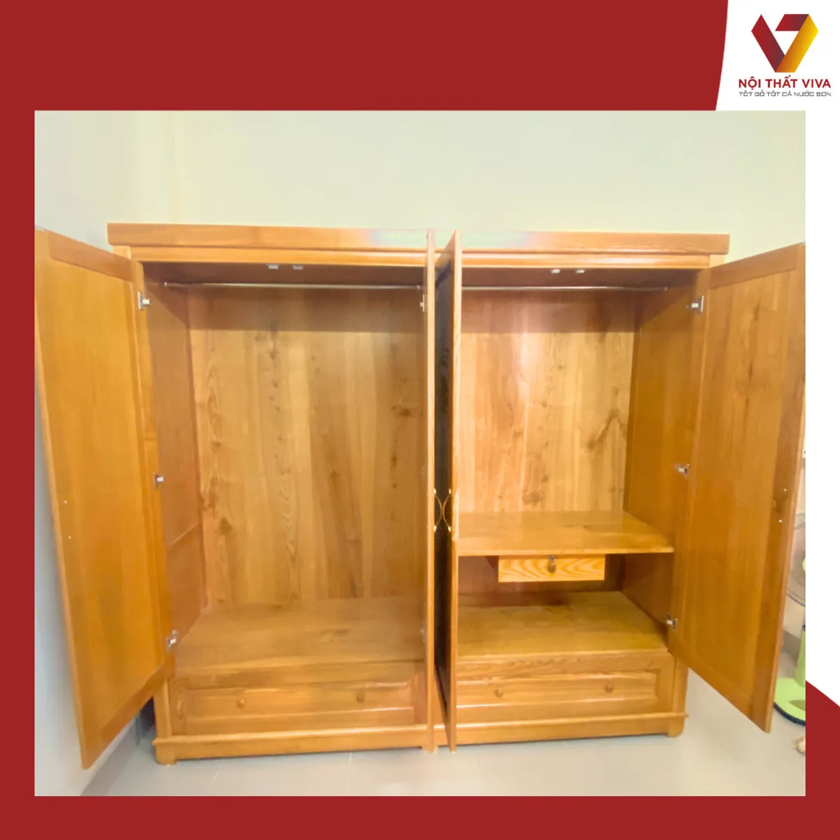 Giao Lắp Tủ Gỗ Sồi Nga 4 Cánh Chú Bắc - Tân Bình Giao Lắp Tủ Gỗ Sồi Nga 4 Cánh Chú Bắc - Tân Bình