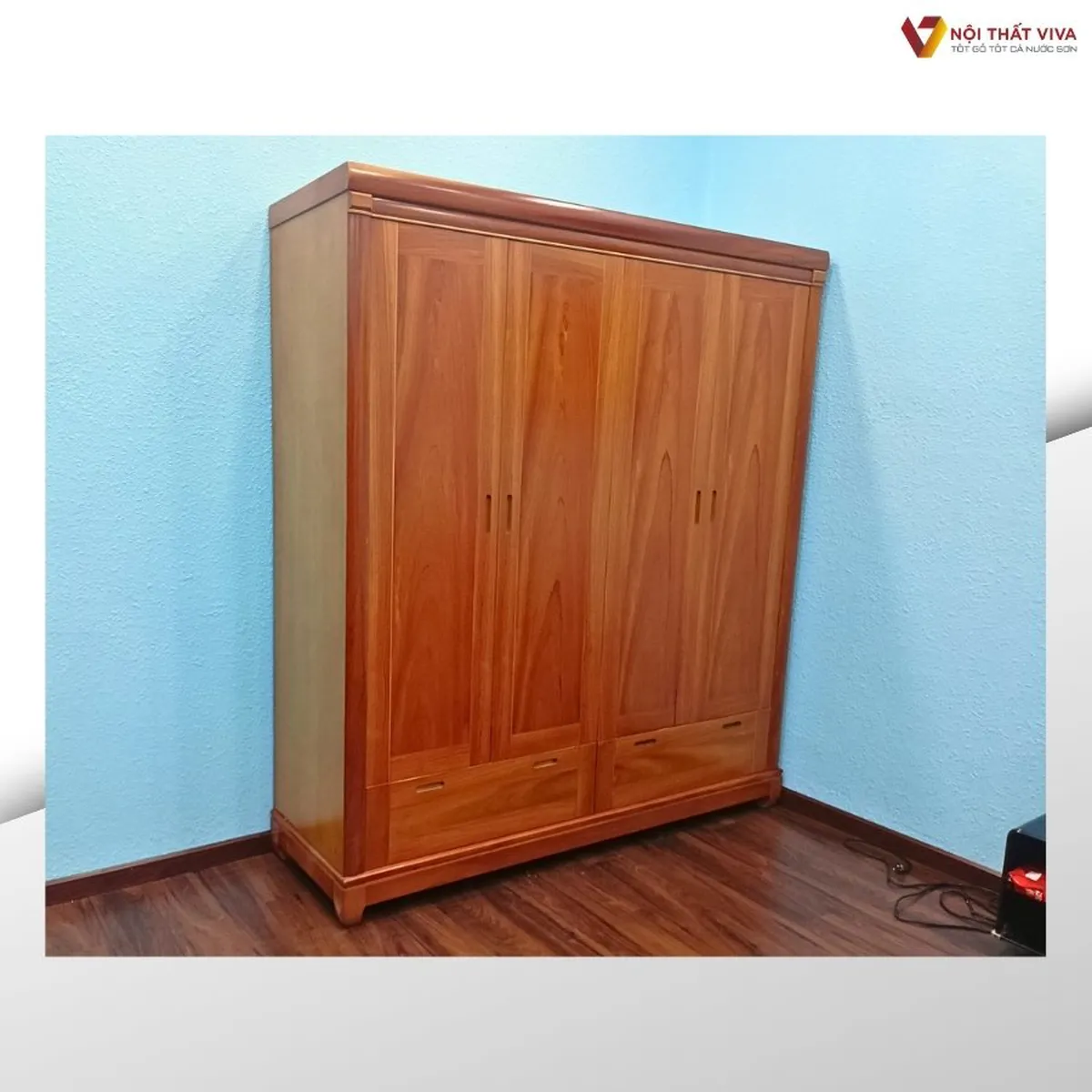 Giao Lắp Tủ Quần Áo Gỗ Gõ Đỏ 4 Cánh Và Giường Ngủ Gỗ Hương Xám Giao Lắp Tủ Quần Áo Gỗ Gõ Đỏ 4 Cánh Và Giường Ngủ Gỗ Hương Xám