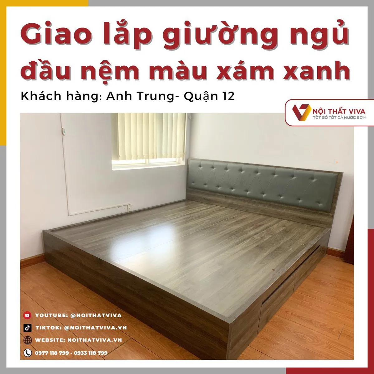 Giường Ngủ 1m6 Có Ngăn Kéo Gỗ MDF Cao Cấp - Thiết Kế Hiện Đại  Giường Ngủ 1m6 Có Ngăn Kéo Gỗ MDF Cao Cấp - Thiết Kế Hiện Đại