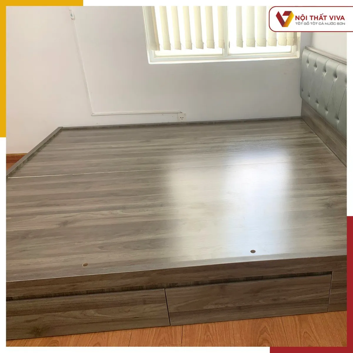 Giường Ngủ 1m6 Có Ngăn Kéo Gỗ MDF Cao Cấp - Thiết Kế Hiện Đại  Giường Ngủ 1m6 Có Ngăn Kéo Gỗ MDF Cao Cấp - Thiết Kế Hiện Đại