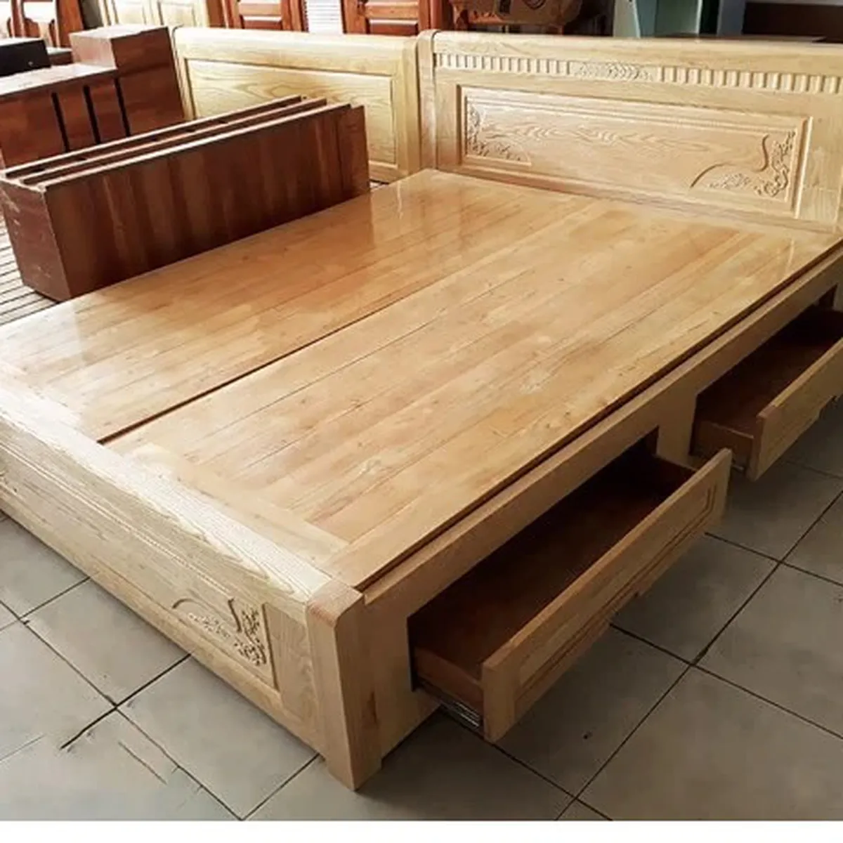 Giường Ngủ Gỗ Sồi Giường Ngủ Gỗ Sồi