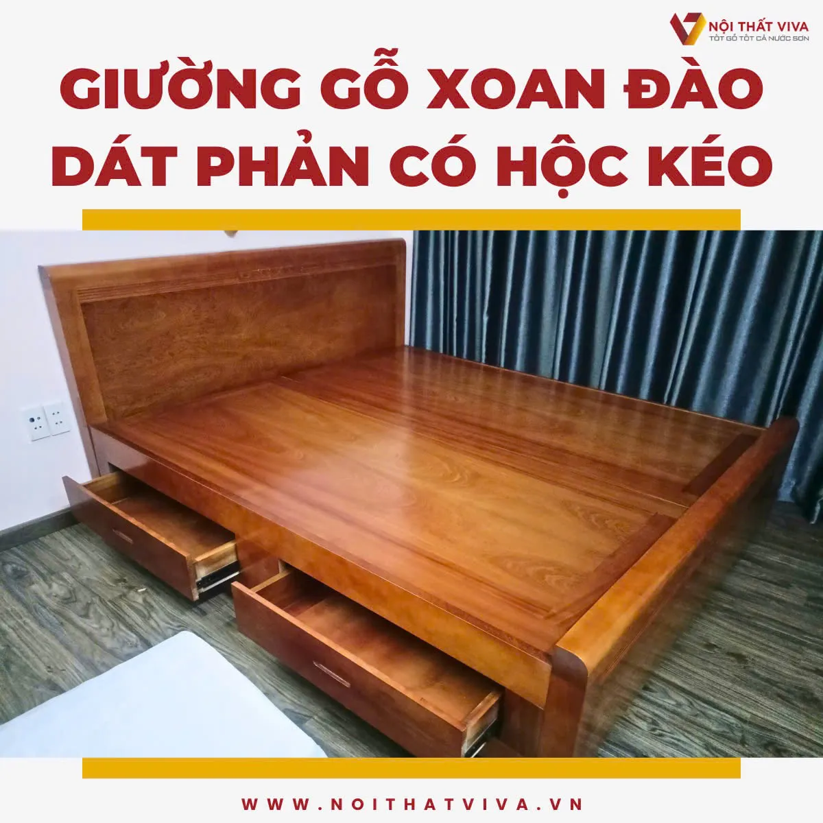 Gợi ý 10 mẫu giường gỗ xoan đào đáng mua nhất hiện nay Gợi ý 10 mẫu giường gỗ xoan đào đáng mua nhất hiện nay
