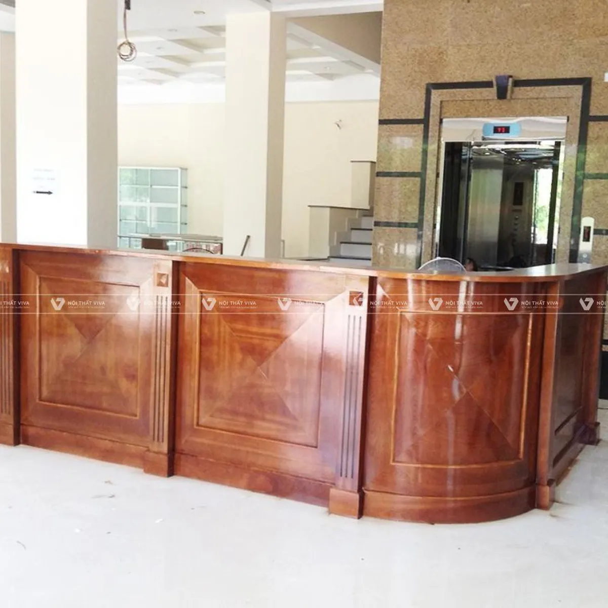 Gợi ý 10+ mẫu quầy lễ tân gỗ tự nhiên ấn tượng cho không gian đón khách Gợi ý 10+ mẫu quầy lễ tân gỗ tự nhiên ấn tượng cho không gian đón khách