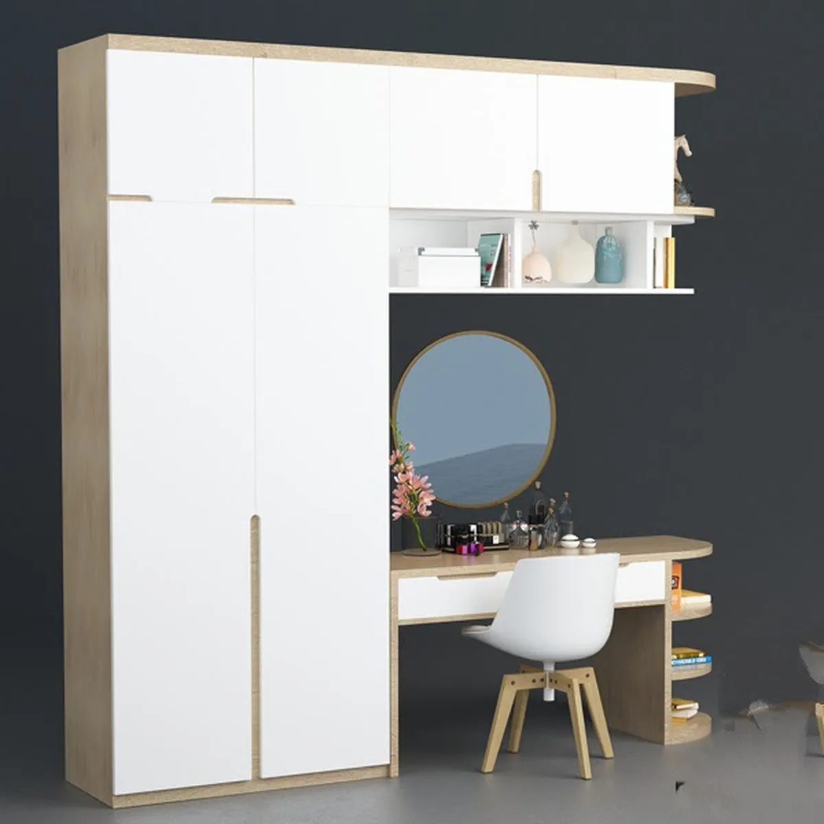 Kinh nghiệm chọn mua mẫu tủ quần áo kết hợp bàn trang điểm Kinh nghiệm chọn mua mẫu tủ quần áo kết hợp bàn trang điểm