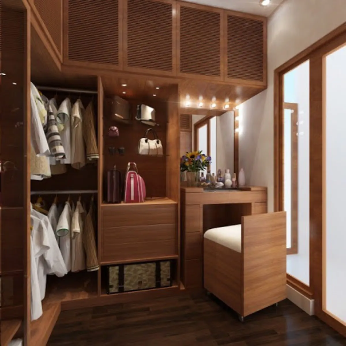 Kinh nghiệm chọn mua mẫu tủ quần áo kết hợp bàn trang điểm Kinh nghiệm chọn mua mẫu tủ quần áo kết hợp bàn trang điểm