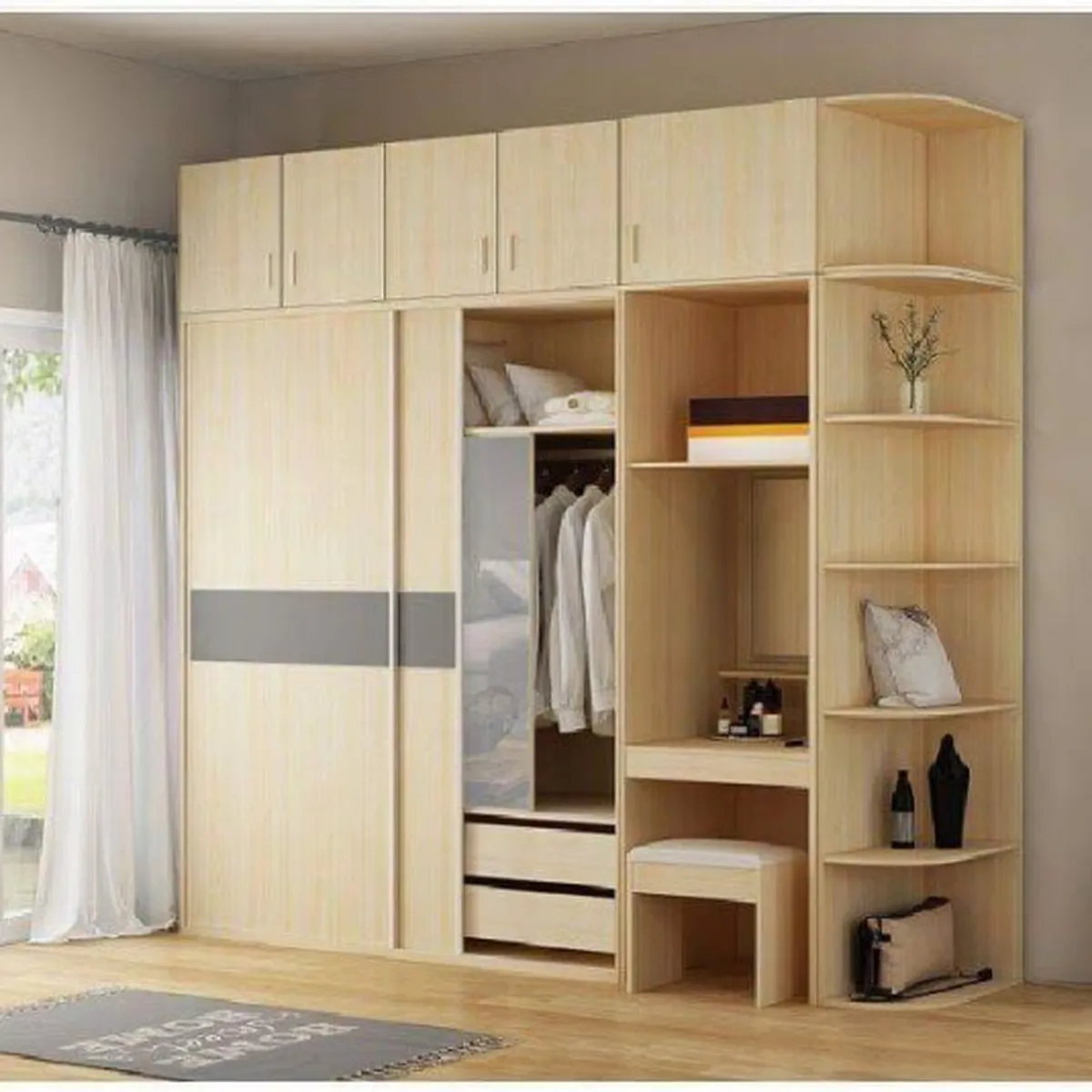 Kinh nghiệm chọn mua mẫu tủ quần áo kết hợp bàn trang điểm Kinh nghiệm chọn mua mẫu tủ quần áo kết hợp bàn trang điểm