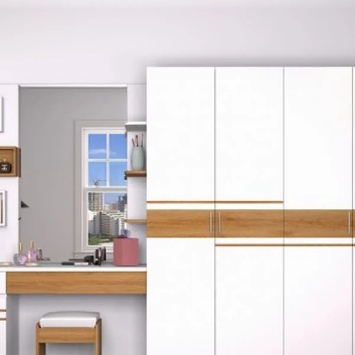 Kinh nghiệm chọn mua mẫu tủ quần áo kết hợp bàn trang điểm Kinh nghiệm chọn mua mẫu tủ quần áo kết hợp bàn trang điểm