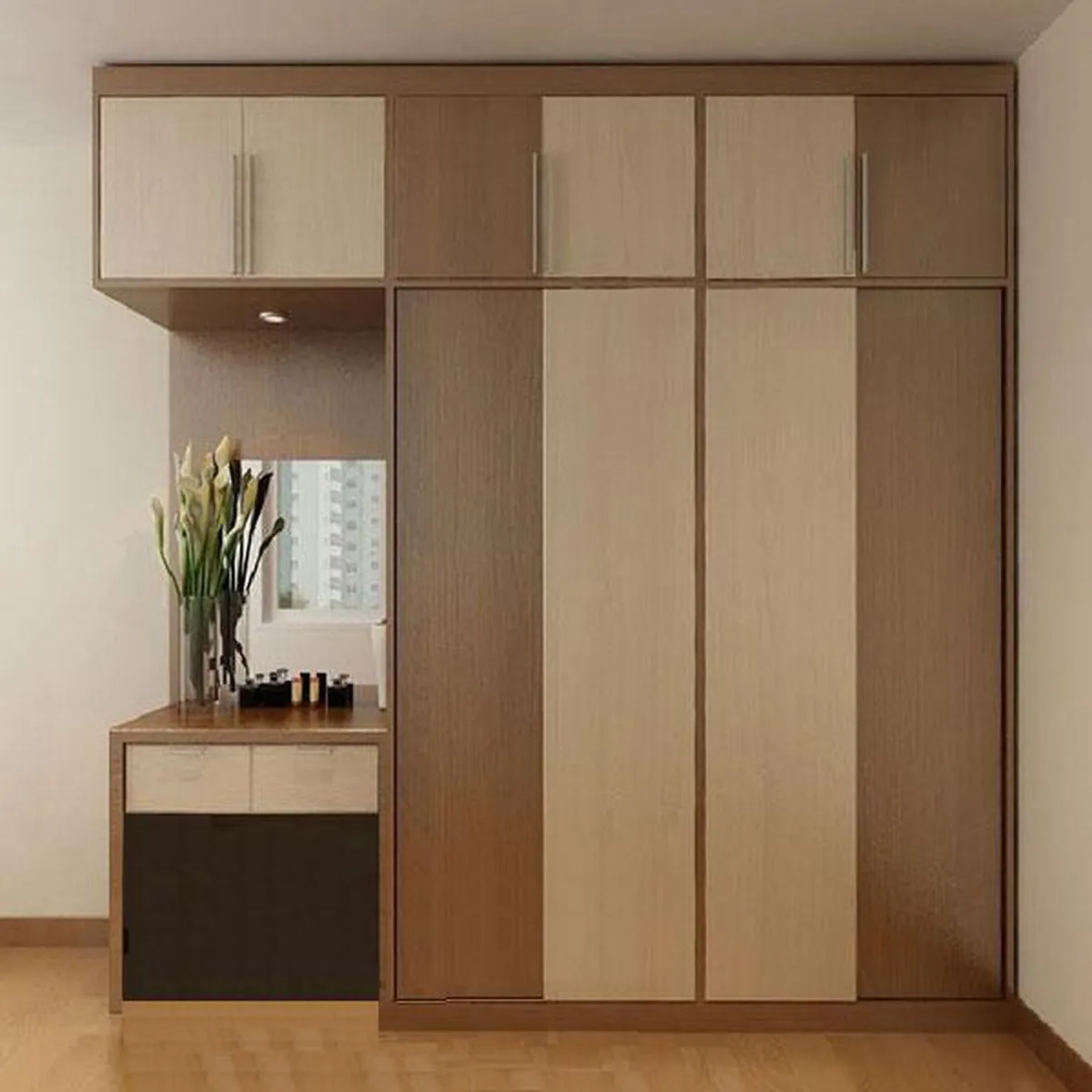 Kinh nghiệm chọn mua mẫu tủ quần áo kết hợp bàn trang điểm Kinh nghiệm chọn mua mẫu tủ quần áo kết hợp bàn trang điểm