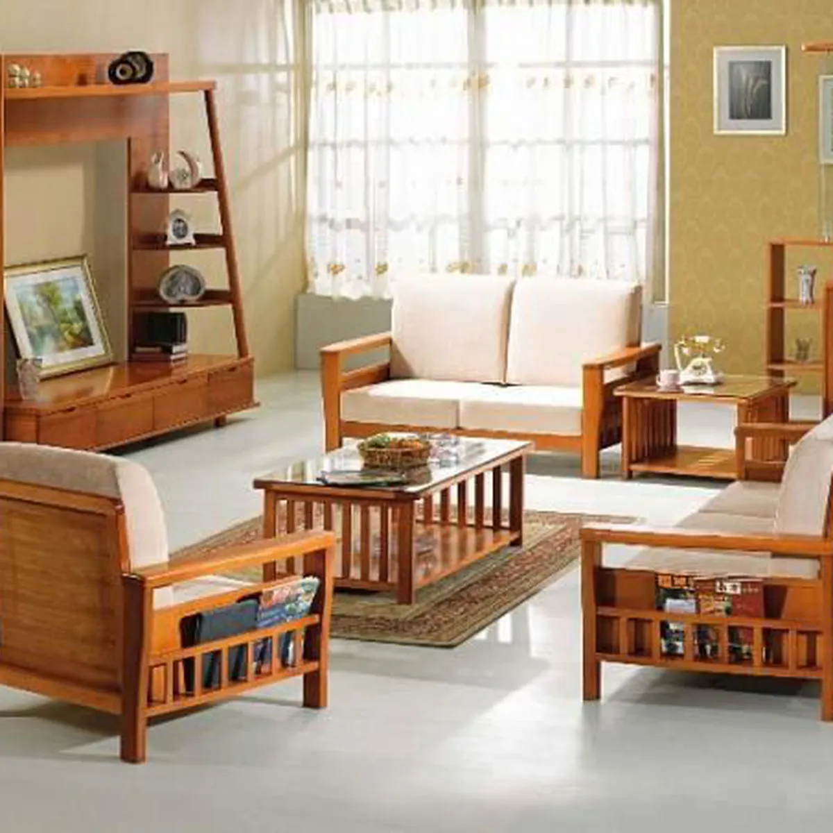 Những mẫu bàn ghế sofa gỗ cho phòng khách nhỏ đẹp nhất Những mẫu bàn ghế sofa gỗ cho phòng khách nhỏ đẹp nhất