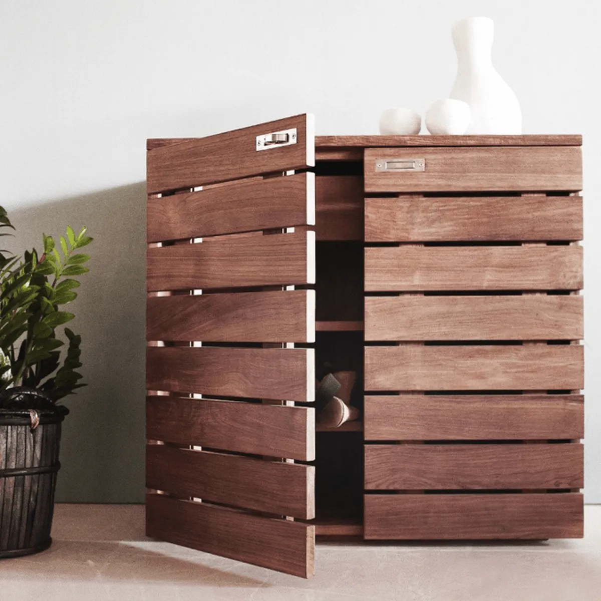 Mẫu tủ giày dép bằng gỗ sồi đẹp 2023 Mẫu tủ giày dép bằng gỗ sồi đẹp 2023