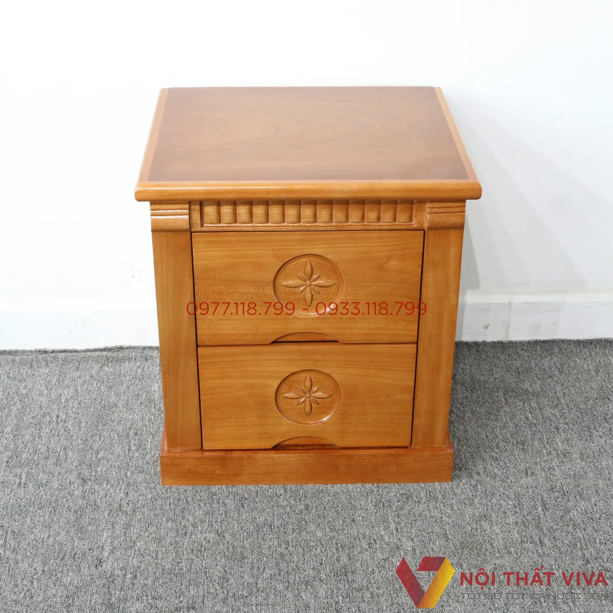 Tủ Đầu Giường Gỗ Xoan Đào Tủ Đầu Giường Gỗ Xoan Đào