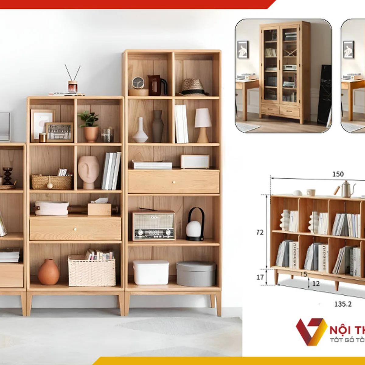 Kệ Sách Gỗ Tự Nhiên Kệ Sách Gỗ Tự Nhiên