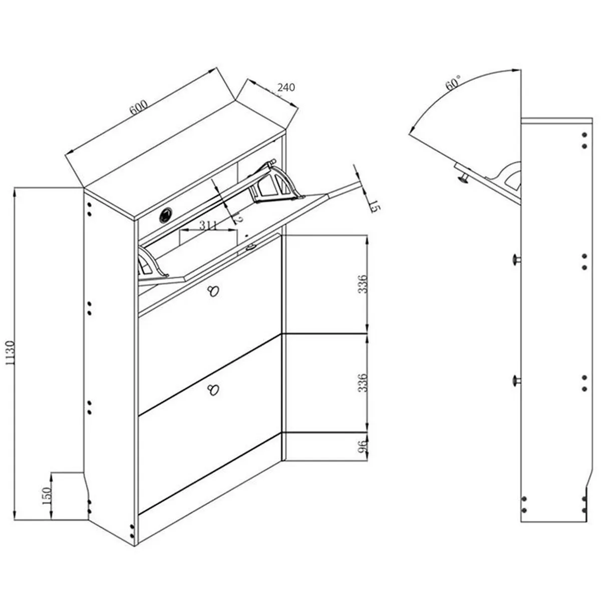 Kích thước tủ giày bao nhiêu là chuẩn? Gợi ý theo phong thủy và loại tủ phổ biến Kích thước tủ giày bao nhiêu là chuẩn? Gợi ý theo phong thủy và loại tủ phổ biến