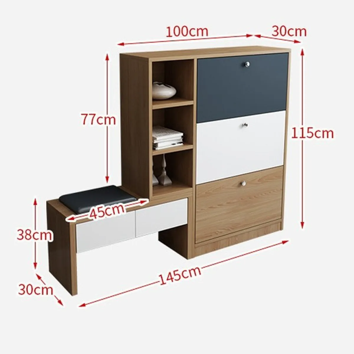 Kích thước tủ giày bao nhiêu là chuẩn? Gợi ý theo phong thủy và loại tủ phổ biến Kích thước tủ giày bao nhiêu là chuẩn? Gợi ý theo phong thủy và loại tủ phổ biến