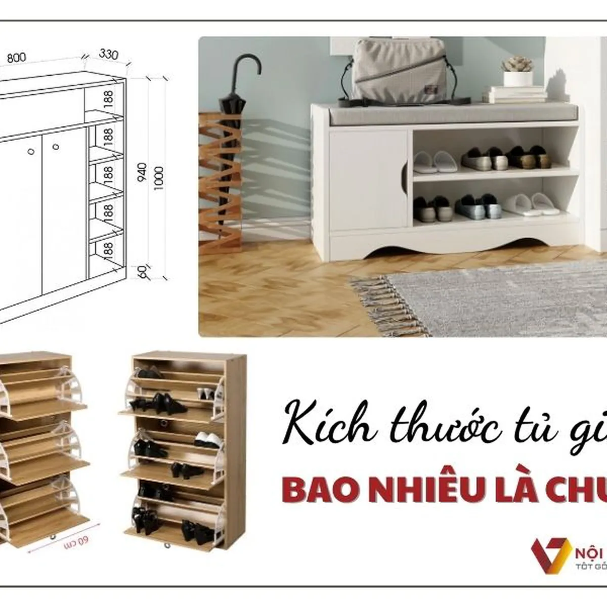 Kích thước tủ giày bao nhiêu là chuẩn? Gợi ý theo phong thủy và loại tủ phổ biến Kích thước tủ giày bao nhiêu là chuẩn? Gợi ý theo phong thủy và loại tủ phổ biến