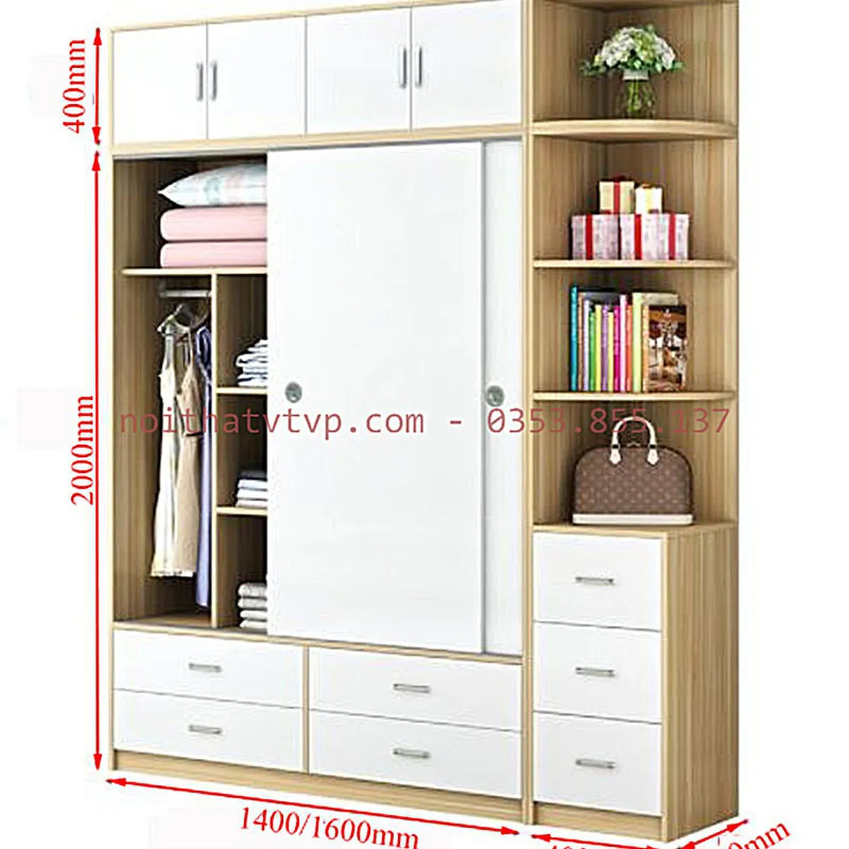 Kích thước tủ quần áo tiêu chuẩn, hợp phong thủy phổ biến hiện nay Kích thước tủ quần áo tiêu chuẩn, hợp phong thủy phổ biến hiện nay