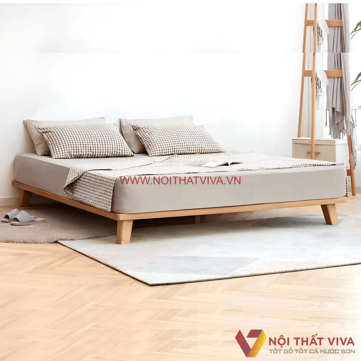 Giường Ngủ Gỗ Sồi Giường Ngủ Gỗ Sồi