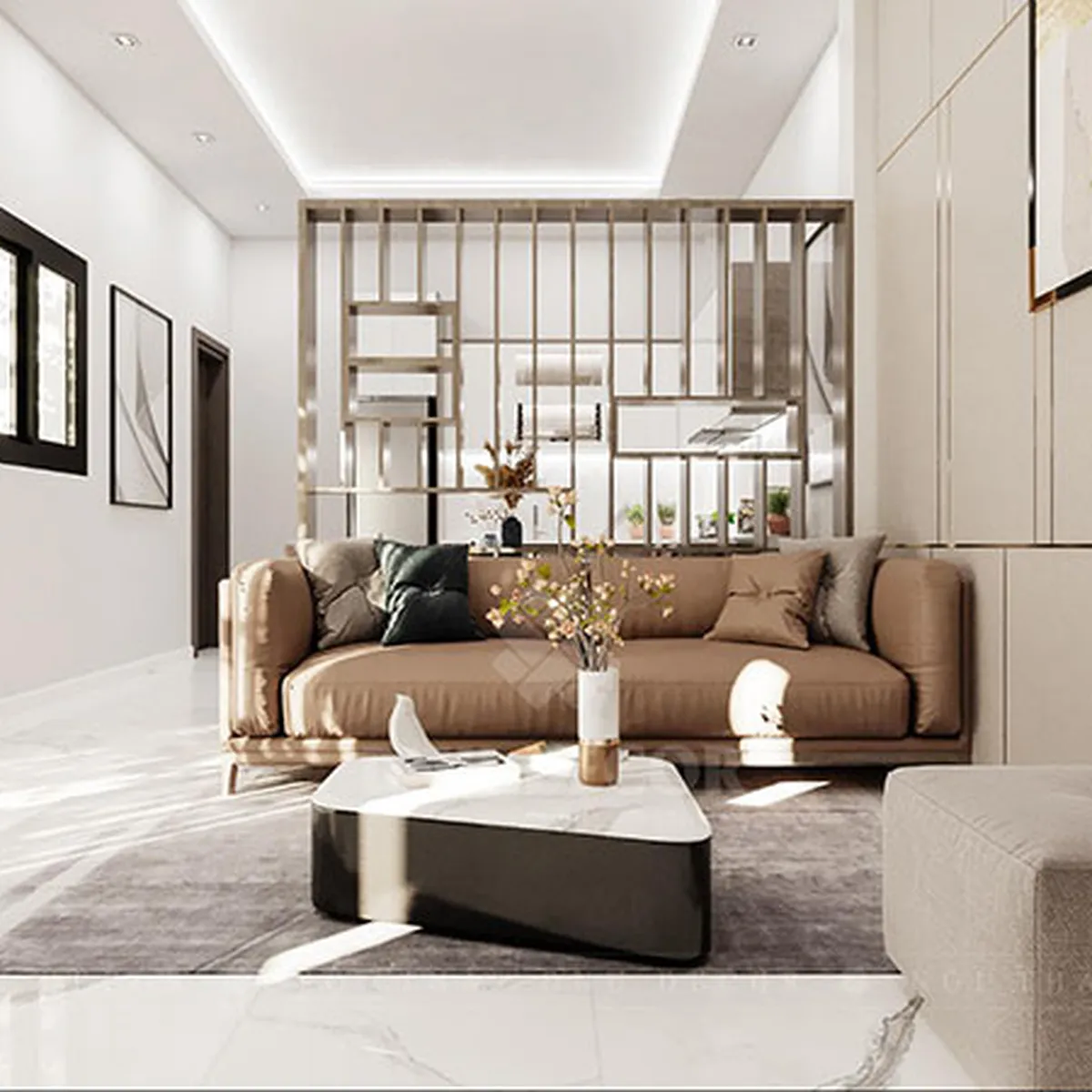 Những mẫu thiết kế phòng khách đẹp nhất cho nhà ống có diện tích khiêm tốn Những mẫu thiết kế phòng khách đẹp nhất cho nhà ống có diện tích khiêm tốn