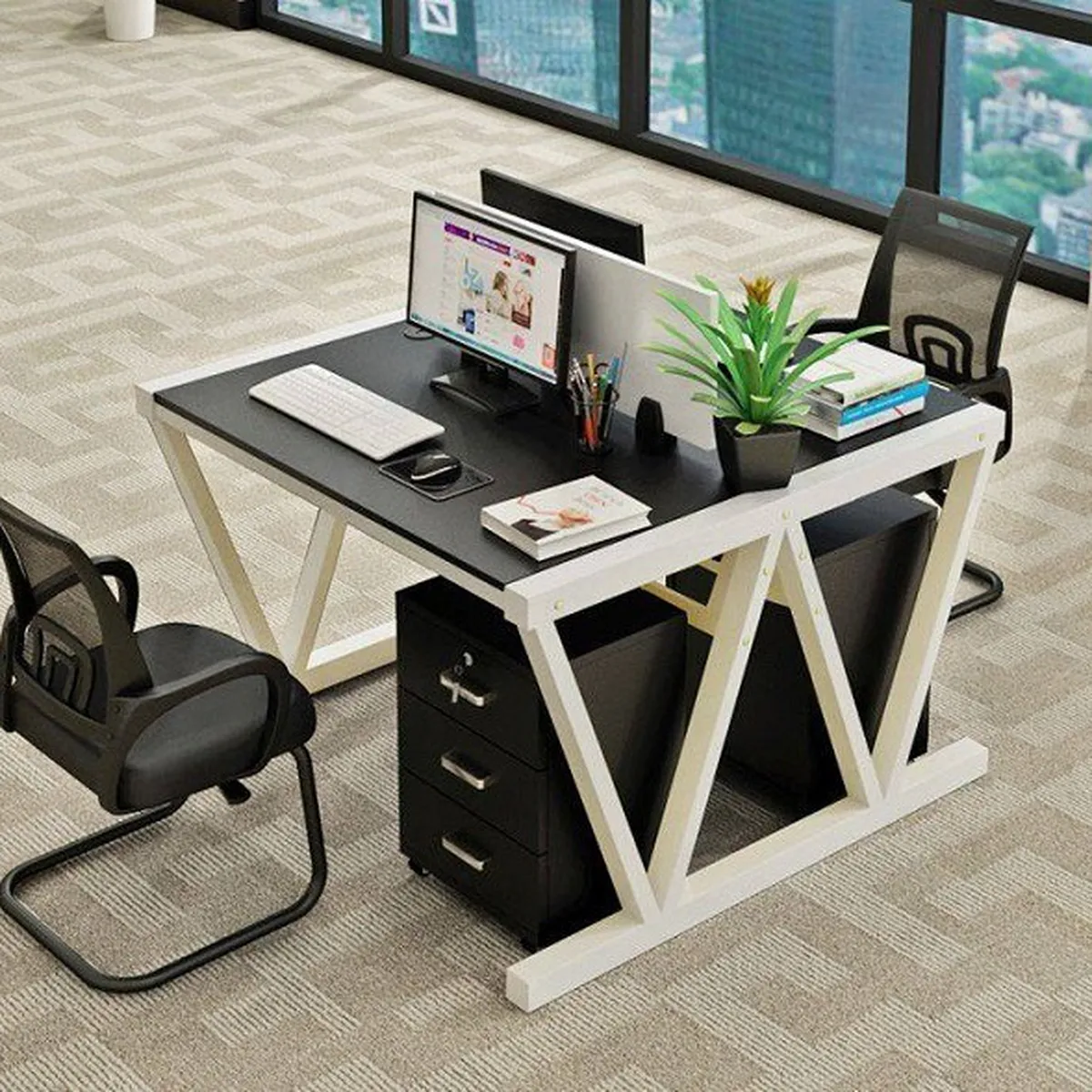 Tiết Kiệm Chi Phí, Không Gian Với 20+ Mẫu Bàn Máy Tính Đôi Đẹp, Xịn Sò Tiết Kiệm Chi Phí, Không Gian Với 20+ Mẫu Bàn Máy Tính Đôi Đẹp, Xịn Sò