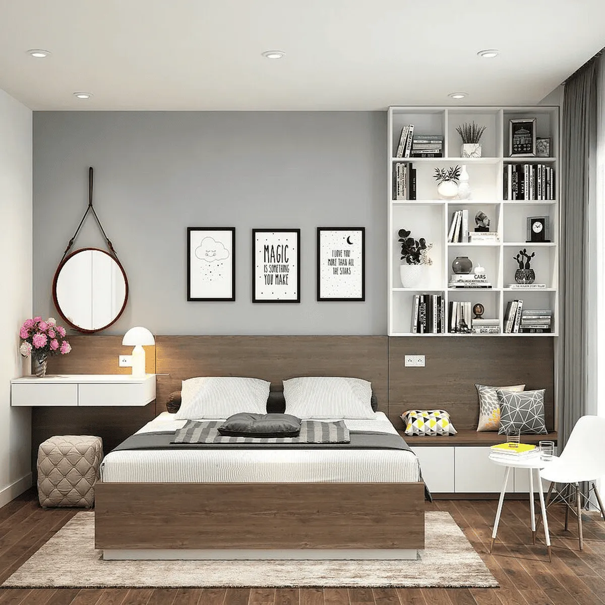 Tiết lộ 25 cách bố trí phòng ngủ đẹp, hợp phong thủy và khoa học Tiết lộ 25 cách bố trí phòng ngủ đẹp, hợp phong thủy và khoa học