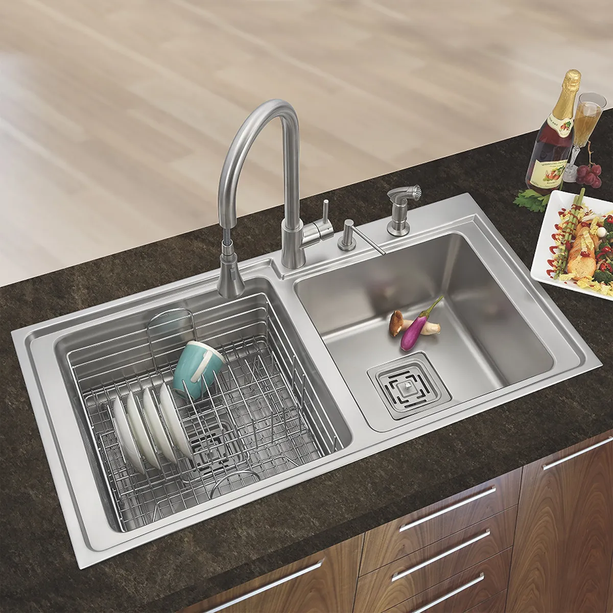 Tổng Hợp 20+ Bồn Rửa Chén Vuông Đẹp Xuất Sắc, Sang Xịn Và Hợp Xu Hướng Tổng Hợp 20+ Bồn Rửa Chén Vuông Đẹp Xuất Sắc, Sang Xịn Và Hợp Xu Hướng