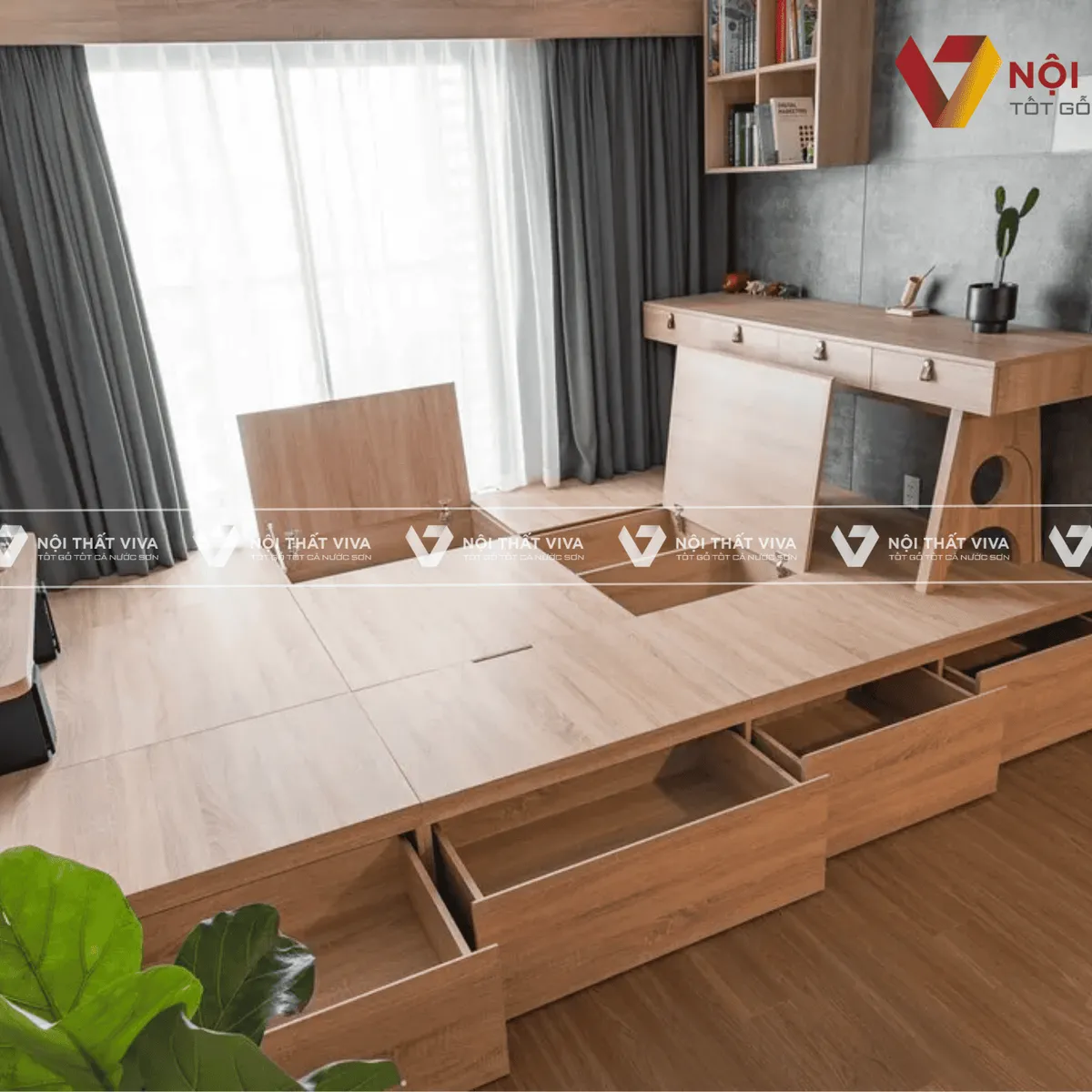 TOP 10 thiết kế nội thất chung cư 45m2 đẹp, tối ưu công năng 2025 TOP 10 thiết kế nội thất chung cư 45m2 đẹp, tối ưu công năng 2025