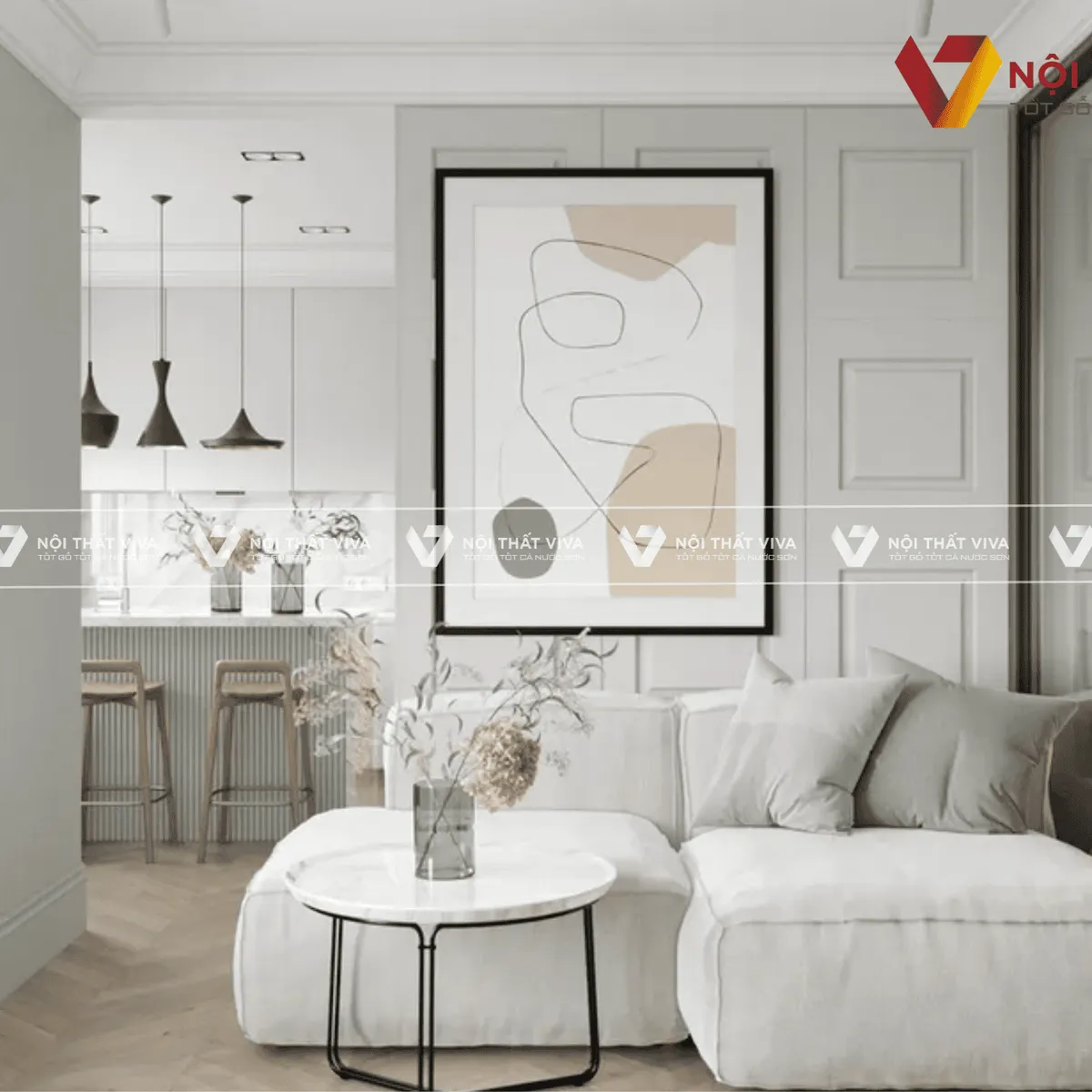 TOP 10 thiết kế nội thất chung cư 45m2 đẹp, tối ưu công năng 2025 TOP 10 thiết kế nội thất chung cư 45m2 đẹp, tối ưu công năng 2025