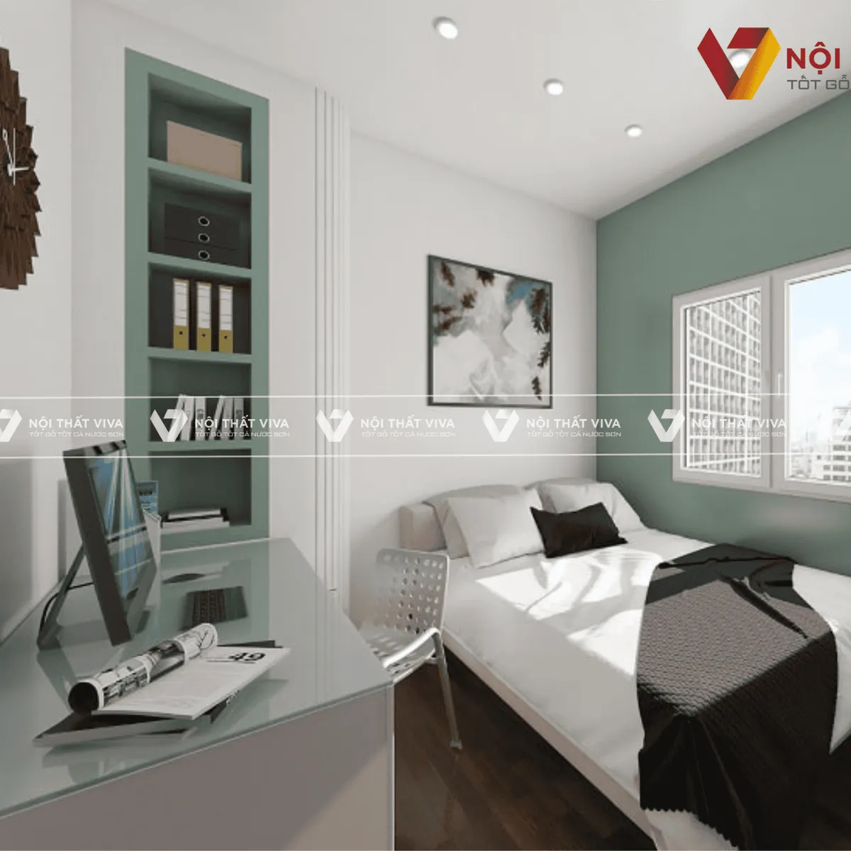 TOP 10 thiết kế nội thất chung cư 45m2 đẹp, tối ưu công năng 2025 TOP 10 thiết kế nội thất chung cư 45m2 đẹp, tối ưu công năng 2025