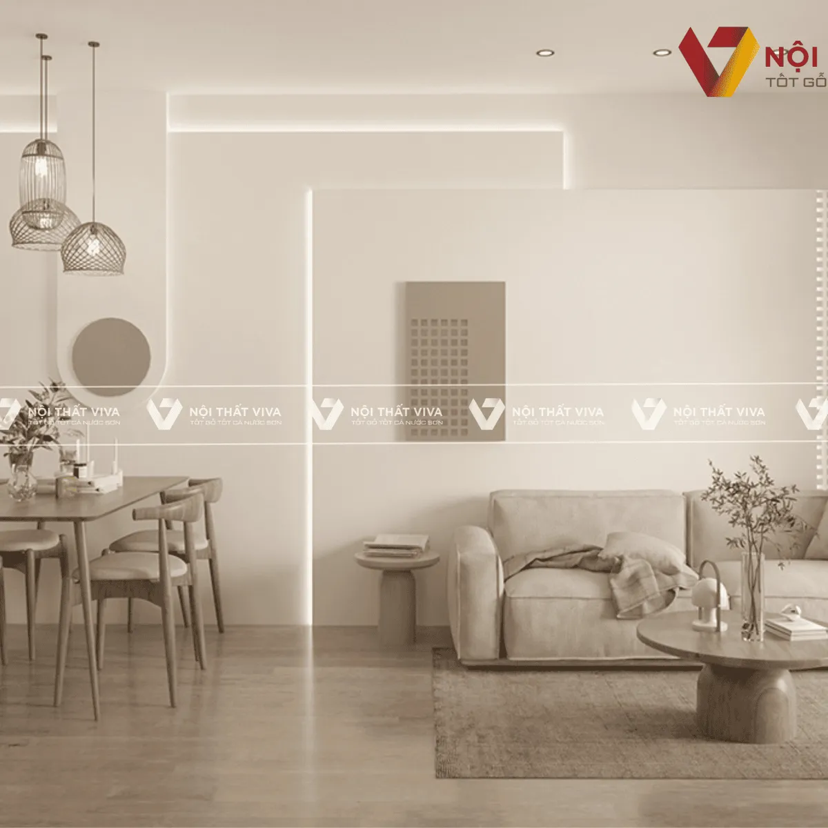 TOP 10 thiết kế nội thất chung cư 45m2 đẹp, tối ưu công năng 2025 TOP 10 thiết kế nội thất chung cư 45m2 đẹp, tối ưu công năng 2025