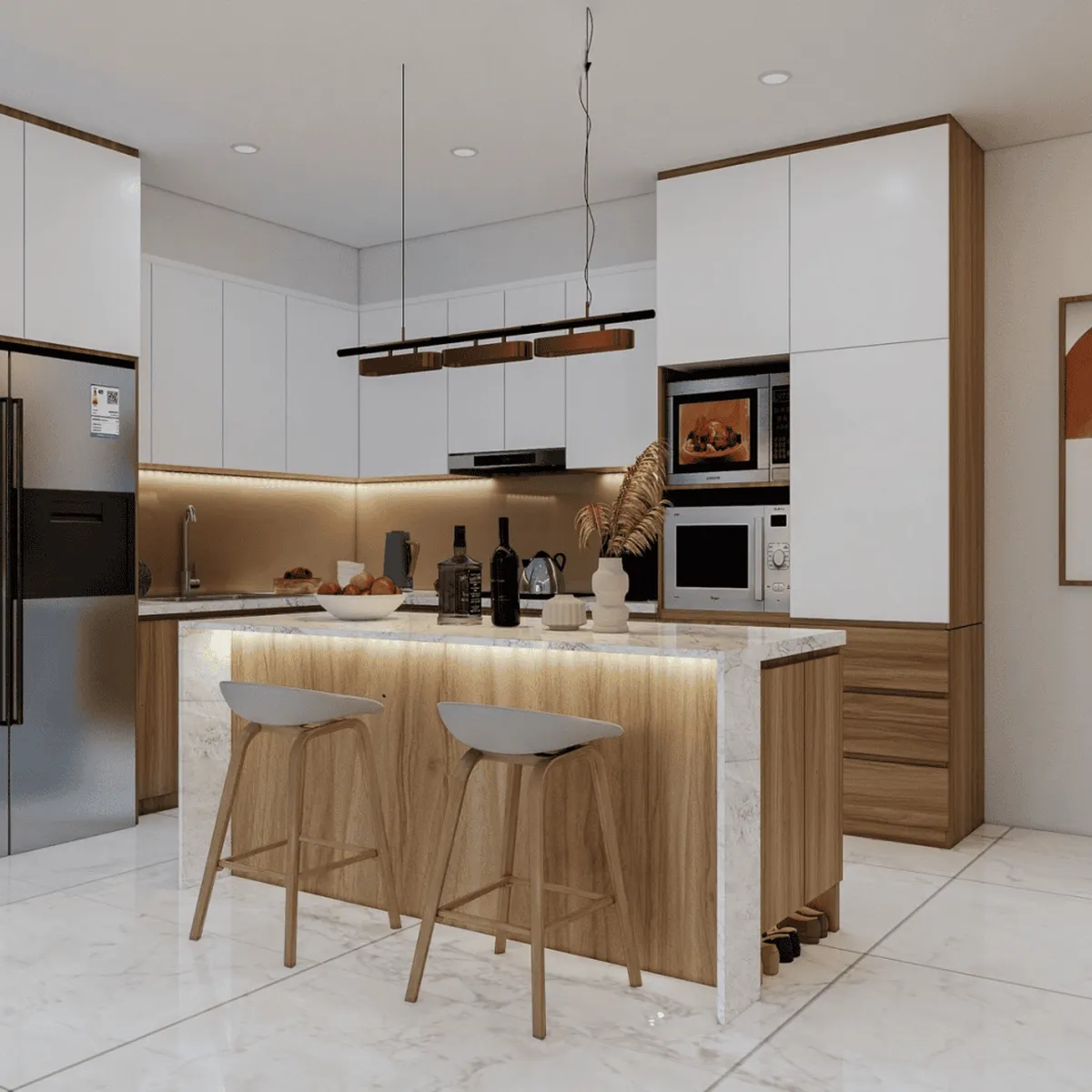 Top 20+ mẫu thiết kế nội thất chung cư 60m2 đẹp hiện đại nhất  Top 20+ mẫu thiết kế nội thất chung cư 60m2 đẹp hiện đại nhất