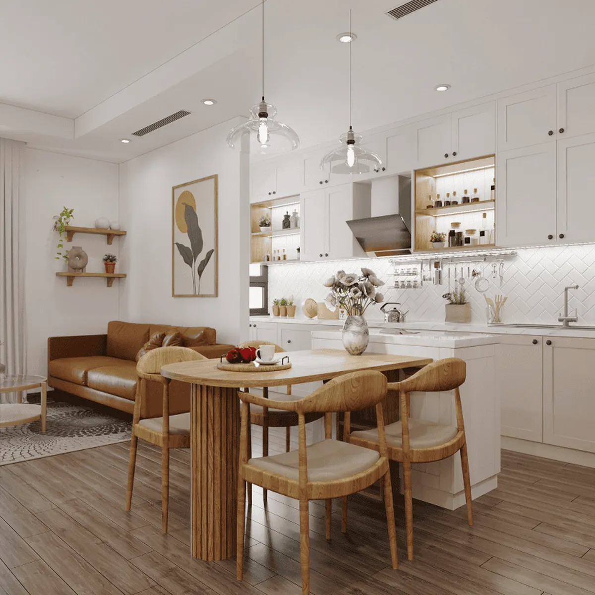 Top 20+ mẫu thiết kế nội thất chung cư 60m2 đẹp hiện đại nhất  Top 20+ mẫu thiết kế nội thất chung cư 60m2 đẹp hiện đại nhất