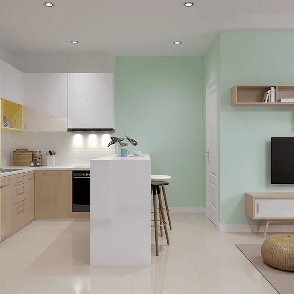 Top 20+ mẫu thiết kế nội thất chung cư 60m2 đẹp hiện đại nhất  Top 20+ mẫu thiết kế nội thất chung cư 60m2 đẹp hiện đại nhất