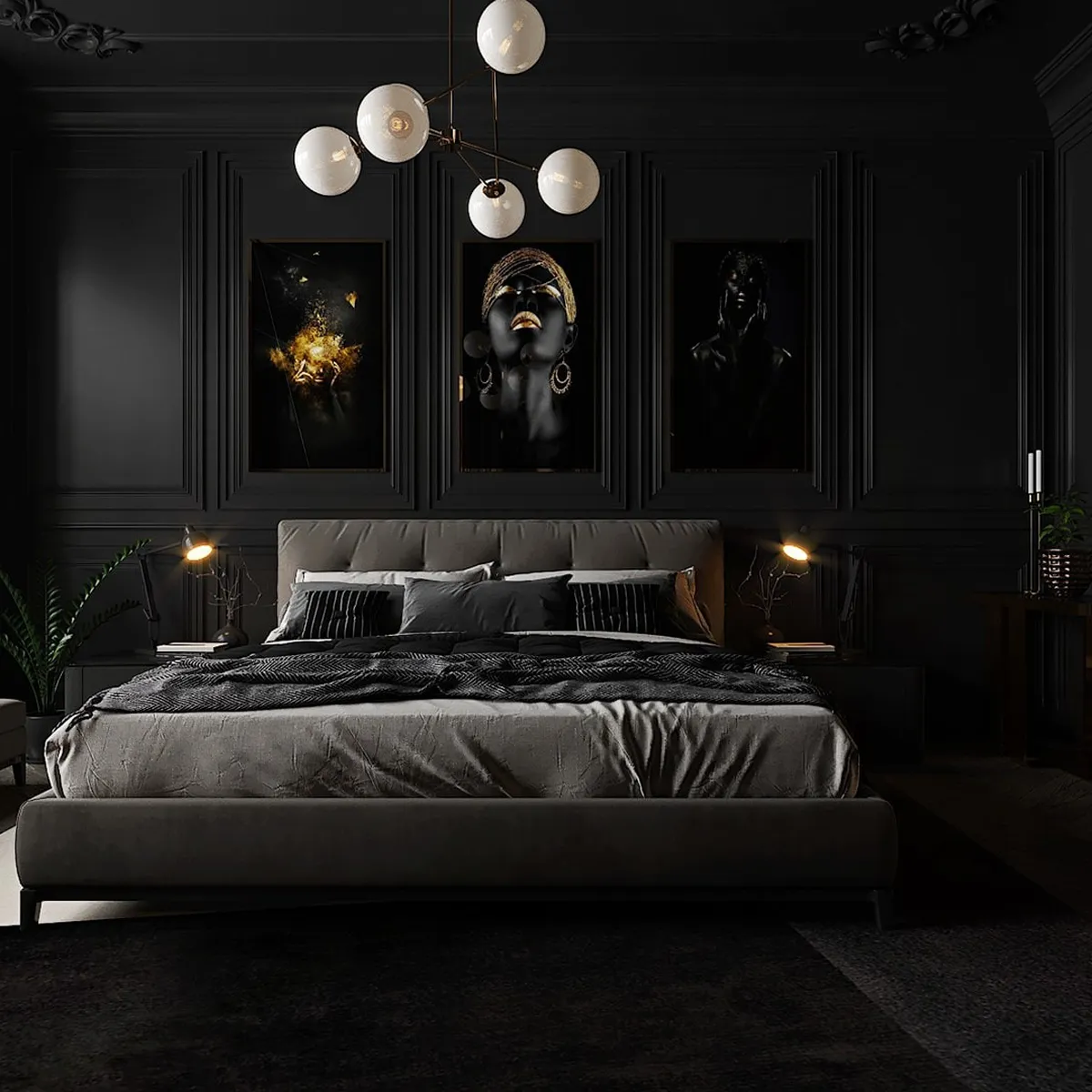 Top 20 Ý Tưởng Decor Phòng Ngủ Tone Đen Sang Xịn, Ấn Tượng, Độc Đáo Top 20 Ý Tưởng Decor Phòng Ngủ Tone Đen Sang Xịn, Ấn Tượng, Độc Đáo