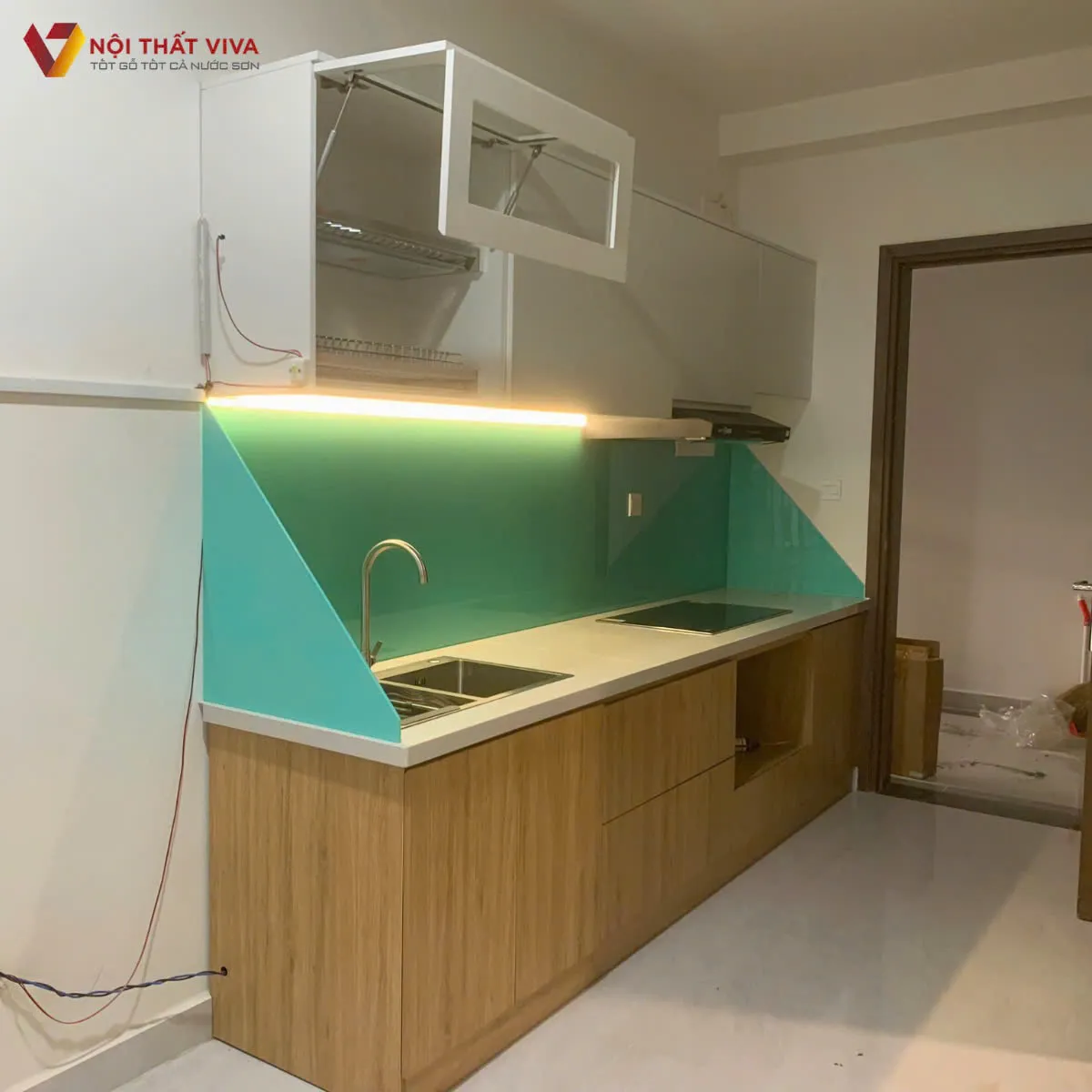 Tủ Bếp Cánh Kính Tủ Bếp Cánh Kính