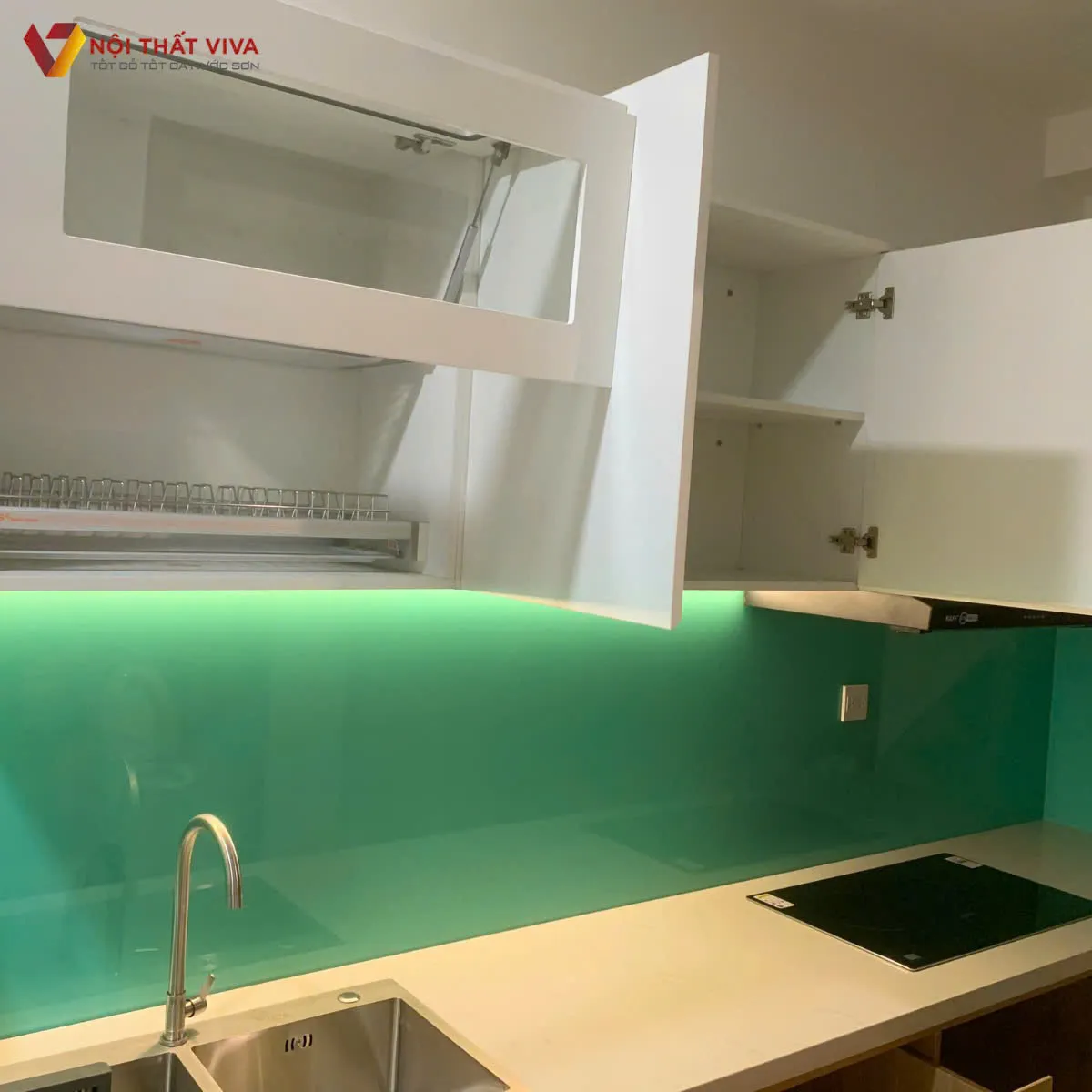 Tủ Bếp Cánh Kính Tủ Bếp Cánh Kính