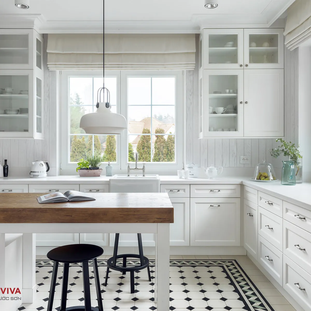 Tủ Bếp Cánh Kính Tủ Bếp Cánh Kính