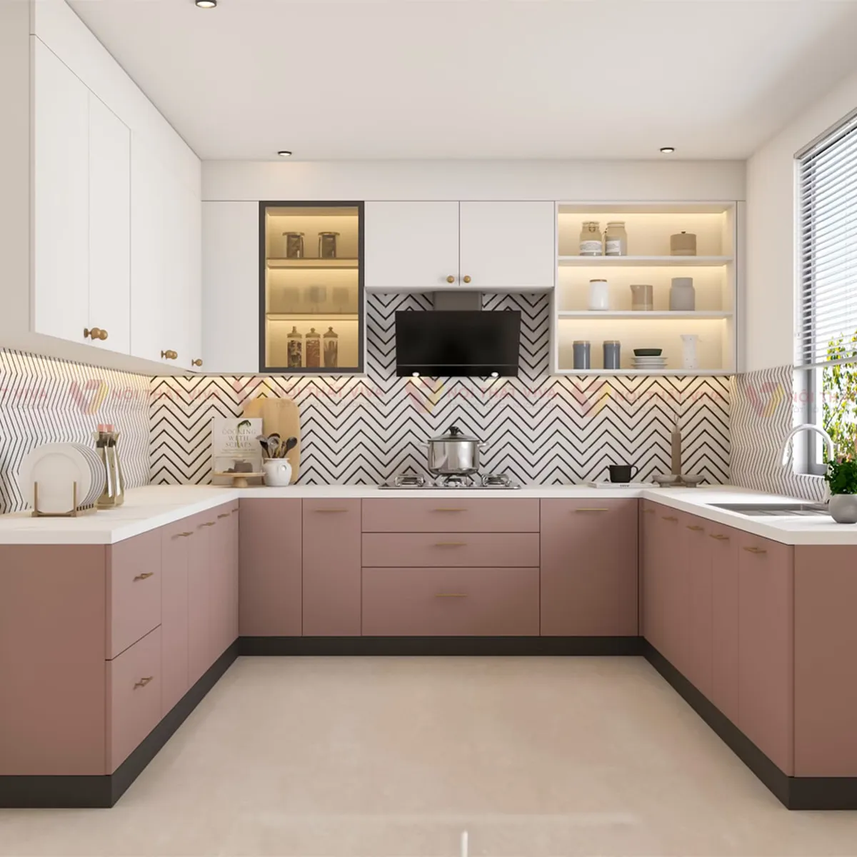 Tủ Bếp Cánh Kính Tủ Bếp Cánh Kính